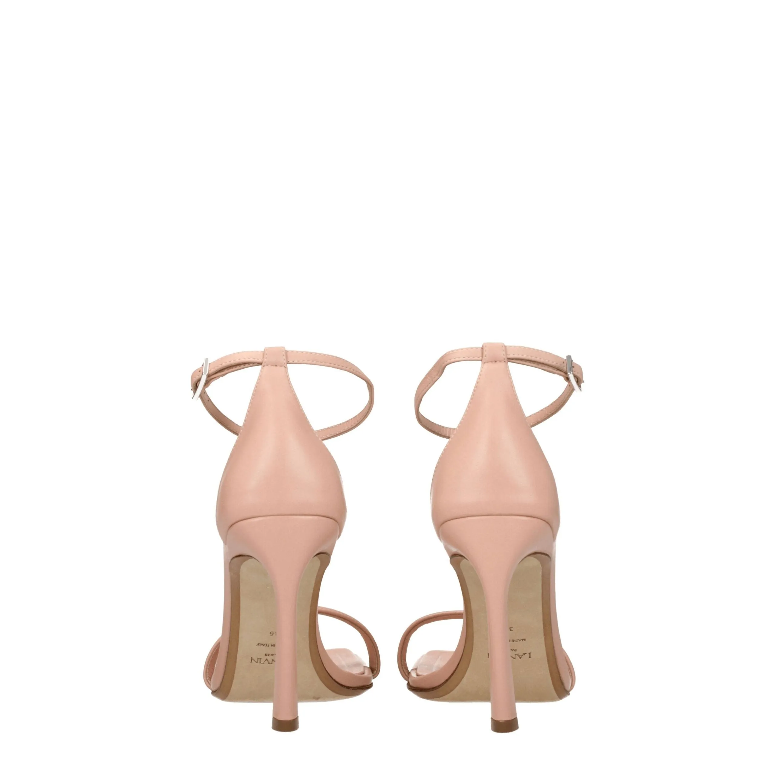Lanvin Pink Leather Stiletto Heel Sandals sold by Siebentaschen product image thumbnail 5