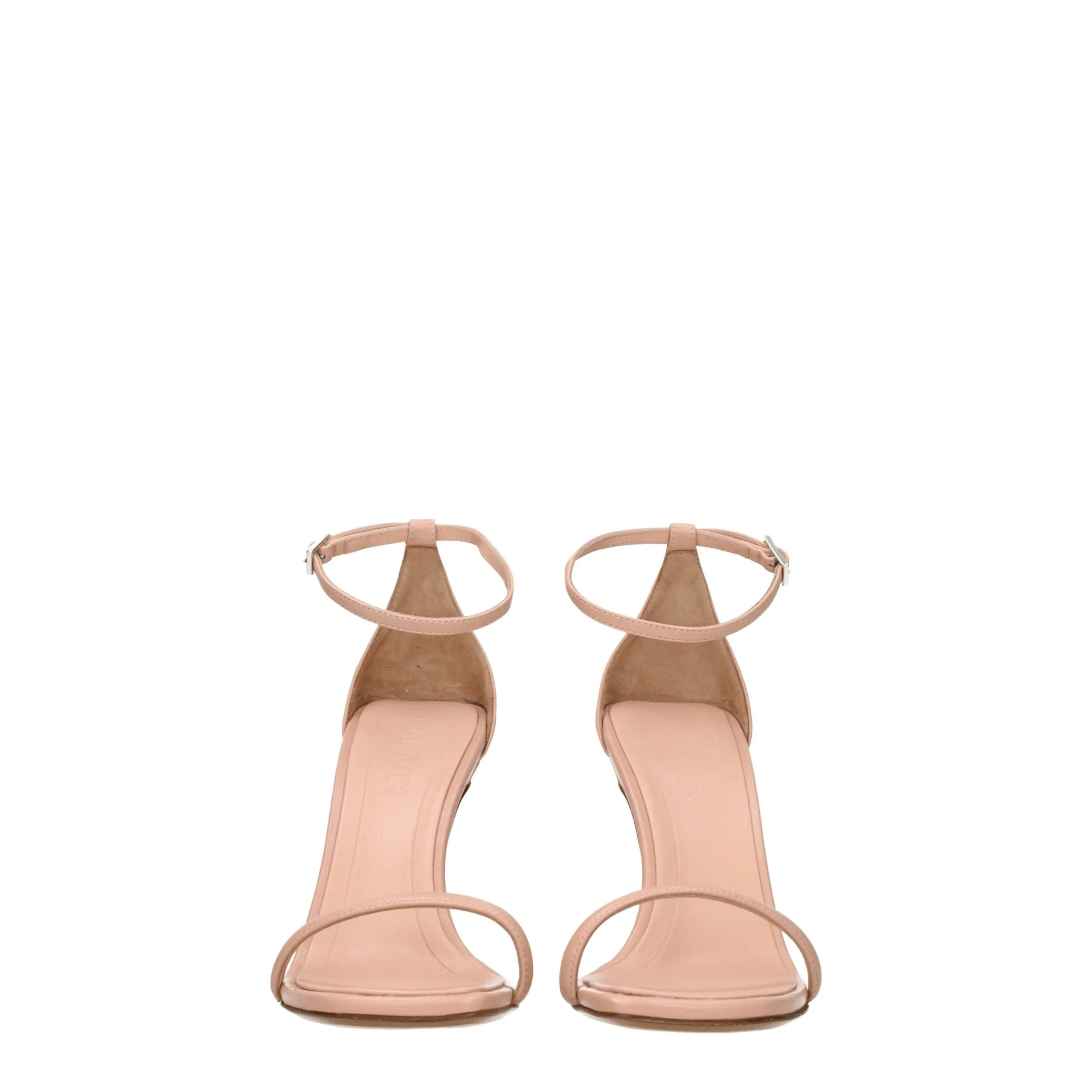 Lanvin Pink Leather Stiletto Heel Sandals sold by Siebentaschen product image thumbnail 3