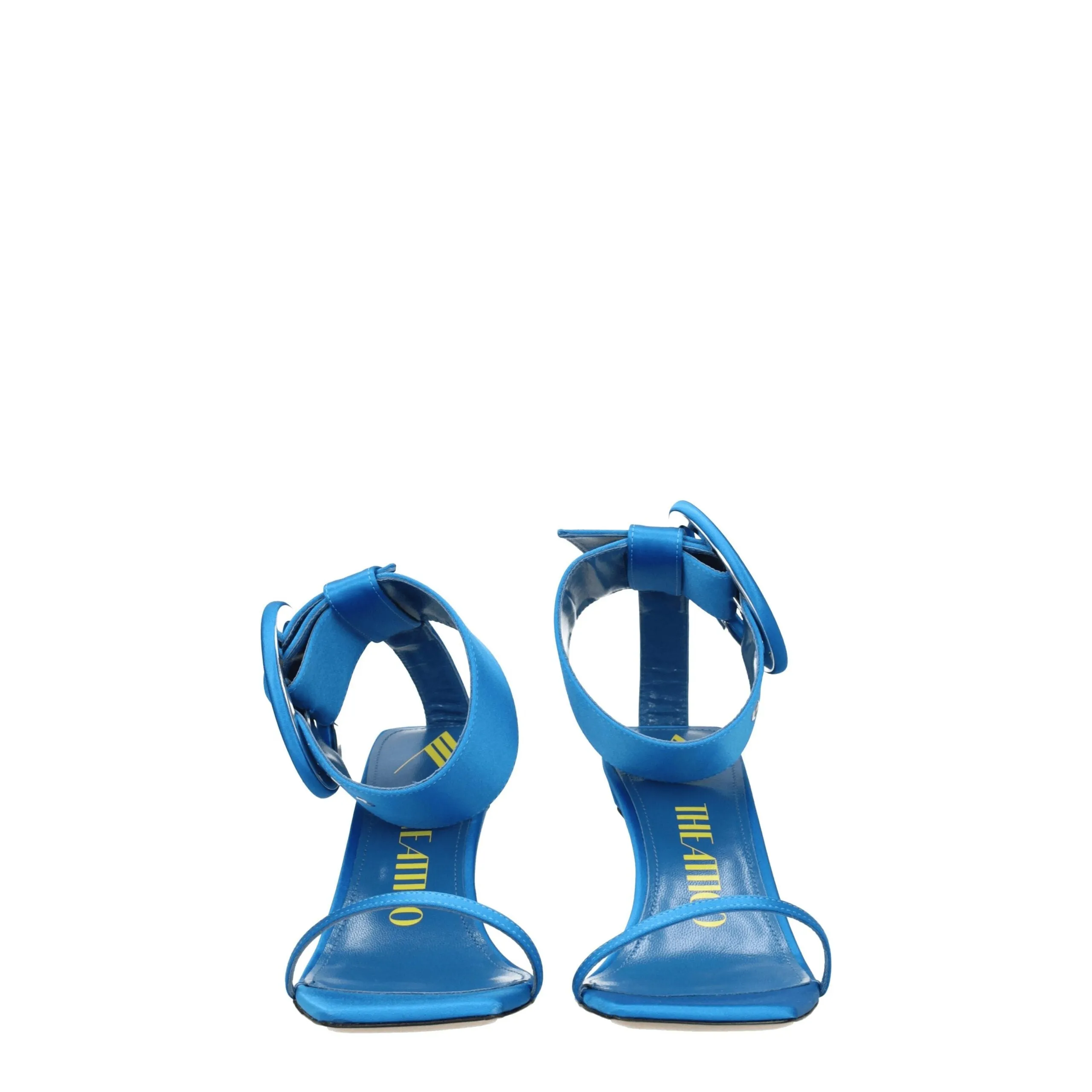 The Attico Light Blue Satin Stiletto Heel Sandals sold by Siebentaschen product image thumbnail 3