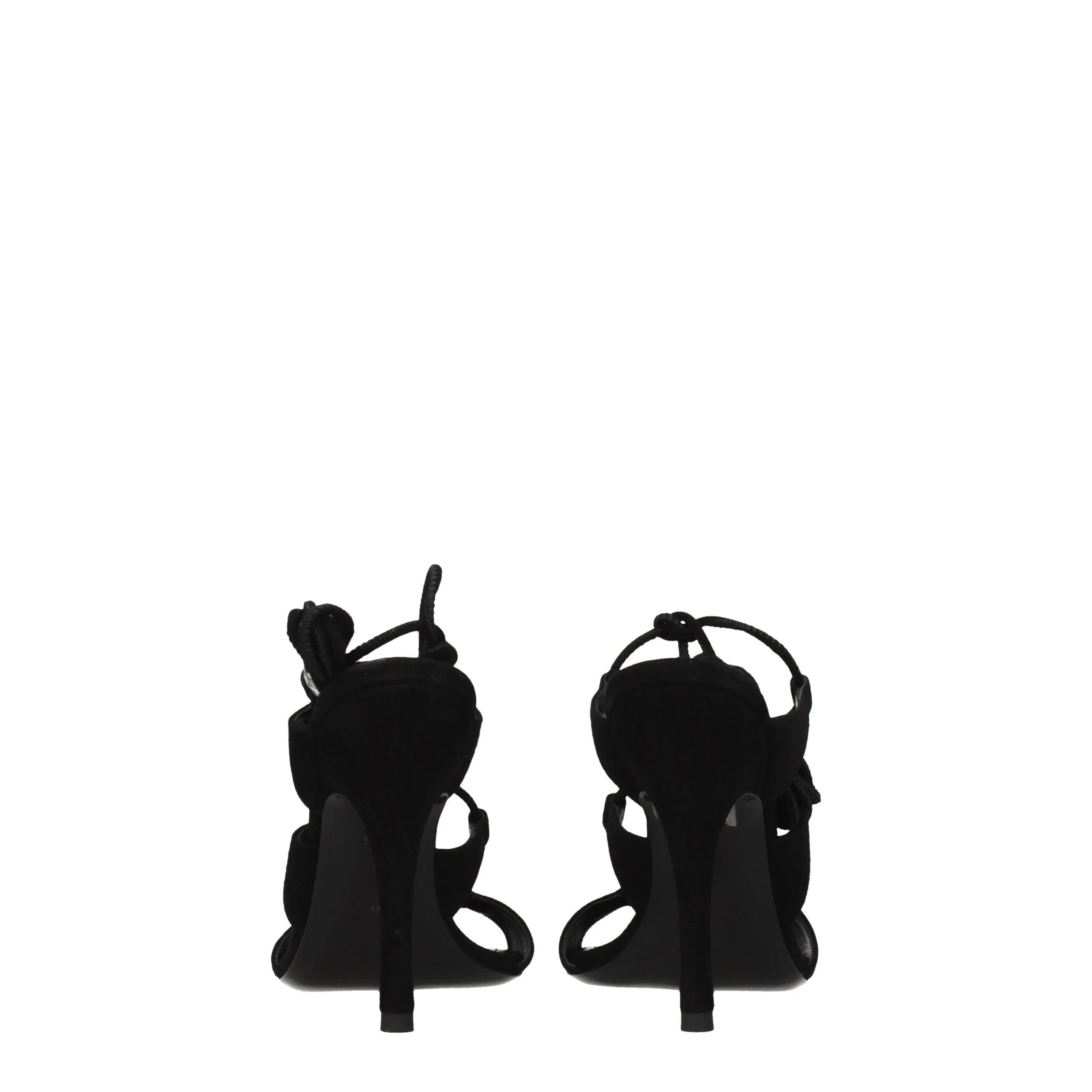 The Attico Black Leather Stiletto Heel Sandals sold by Siebentaschen product image thumbnail 5