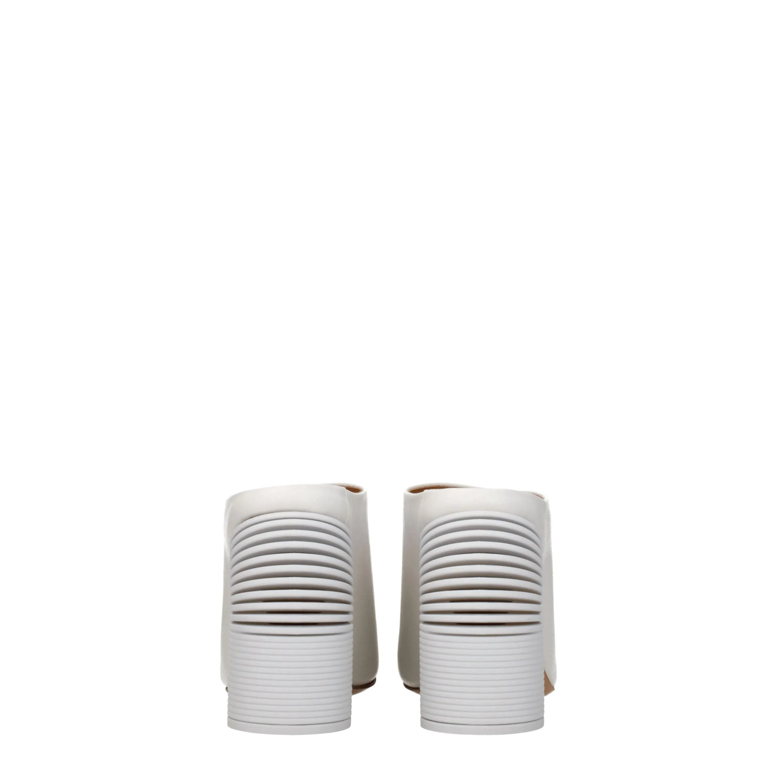 Off-White White Leather Platform Sandals sold by Siebentaschen product image thumbnail 5