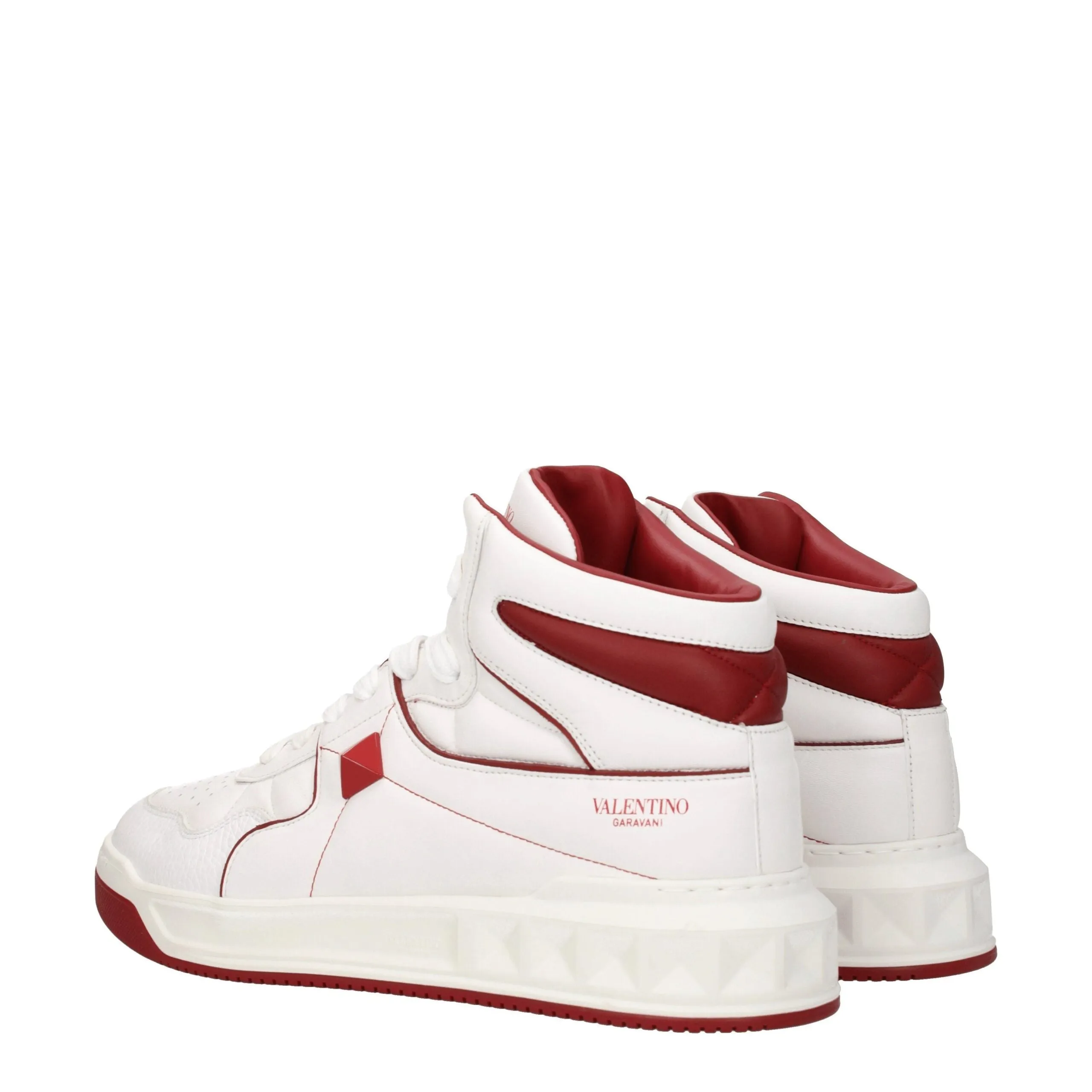 Valentino Garavani White Leather High Top Sneakers sold by Siebentaschen product image thumbnail 4