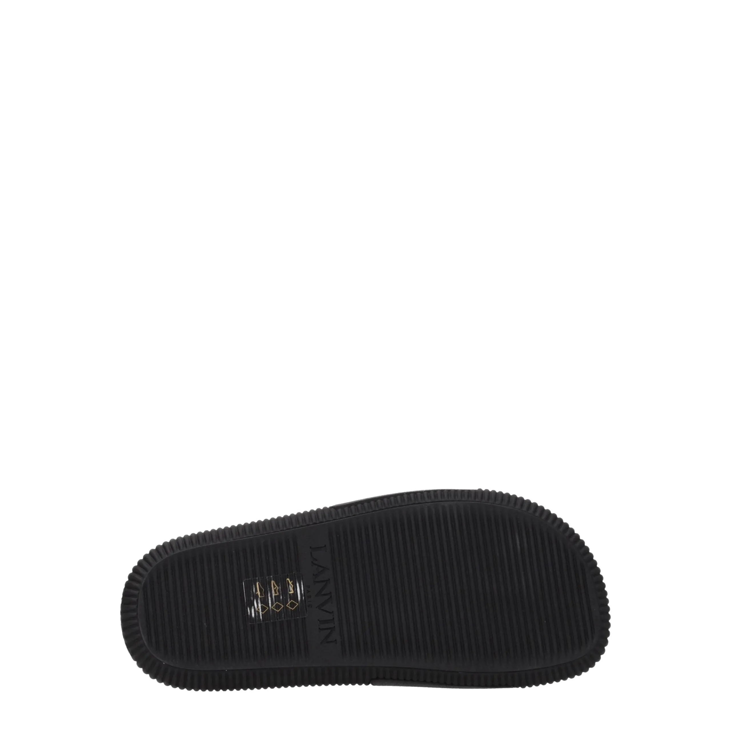 Lanvin Black Cotton Slippers sold by Siebentaschen product image thumbnail 5