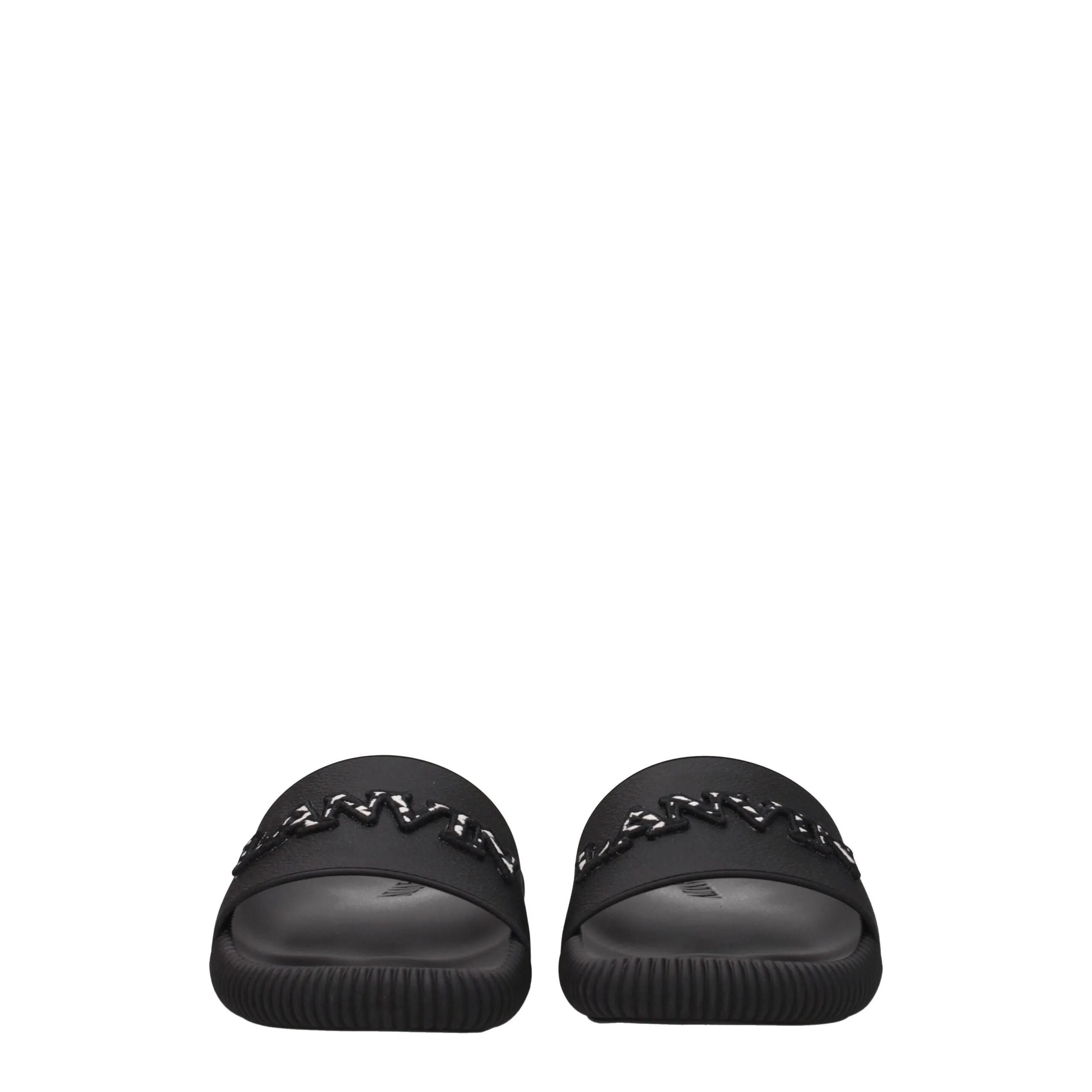 Lanvin Black Cotton Slippers sold by Siebentaschen product image thumbnail 3