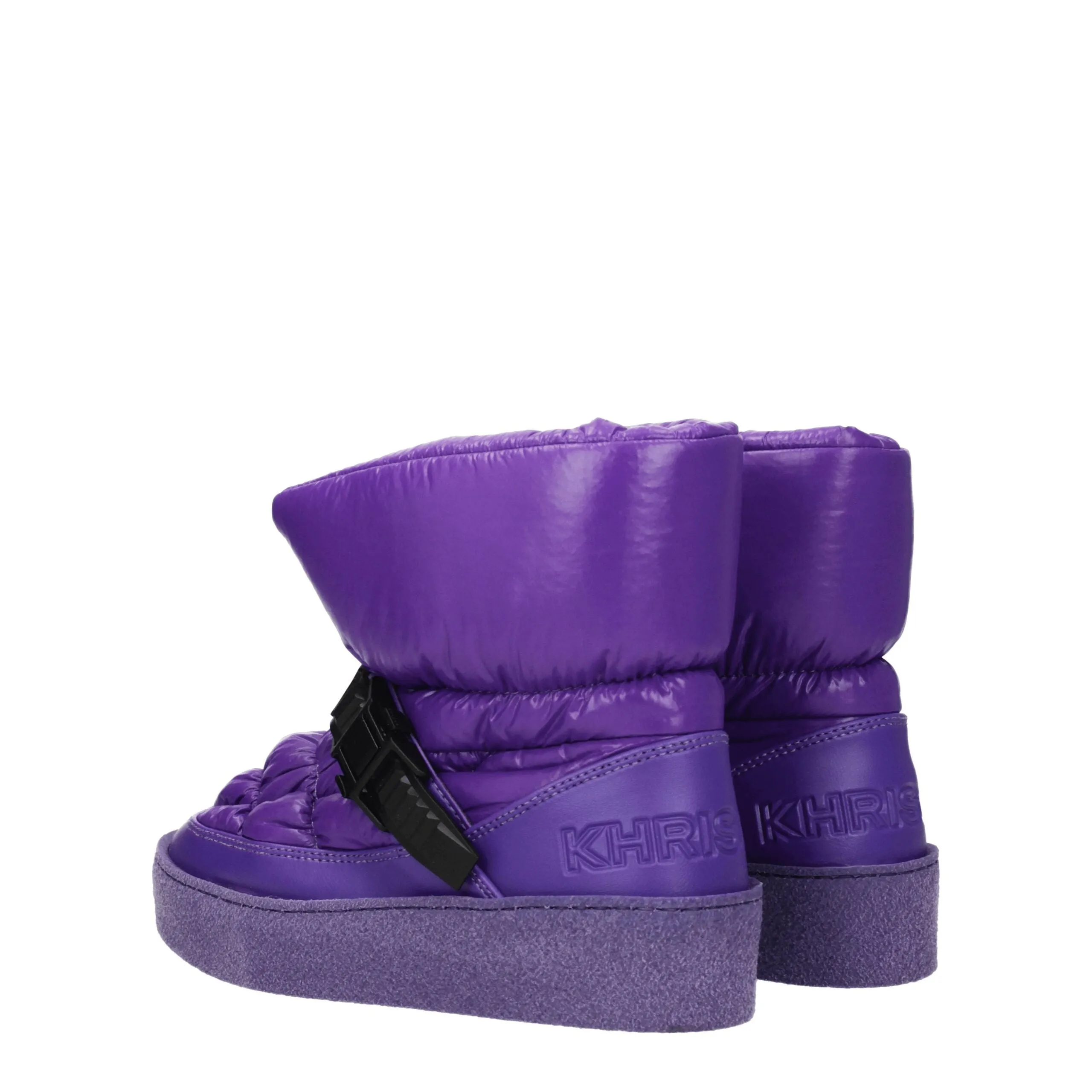 Khrisjoy Purple Polyester Ankle Boots sold by Siebentaschen product image thumbnail 4