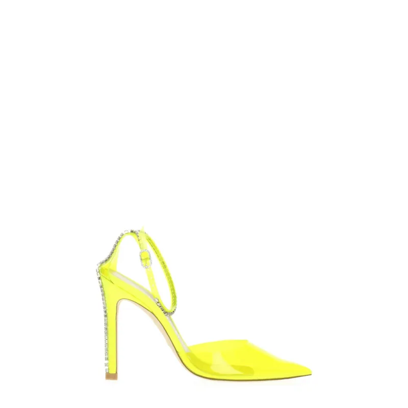 Stuart Weitzman Yellow Pvc Stiletto Heel Sandals sold by Siebentaschen