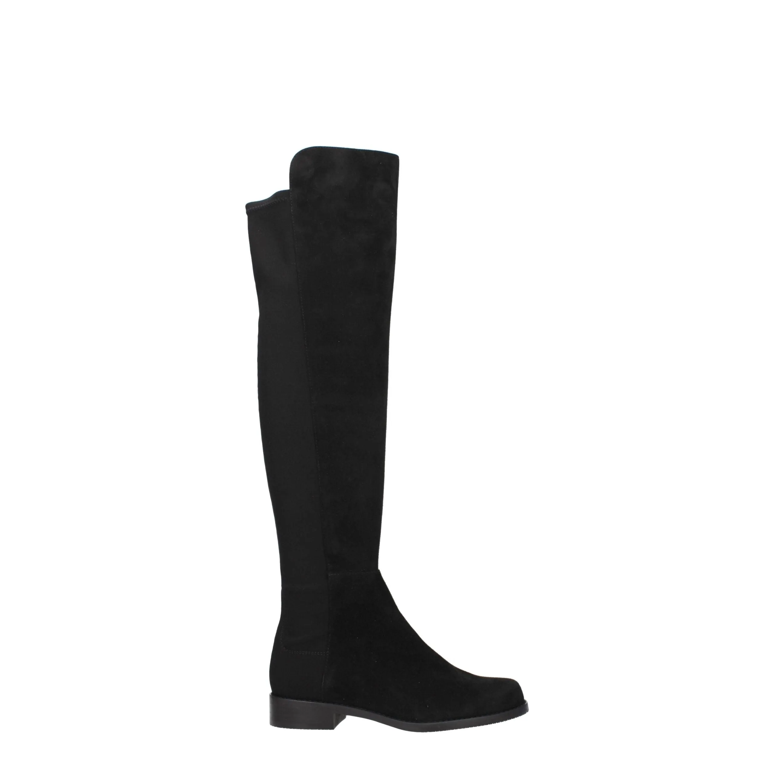 Stuart Weitzman Black Leather Over The Knee sold by Siebentaschen