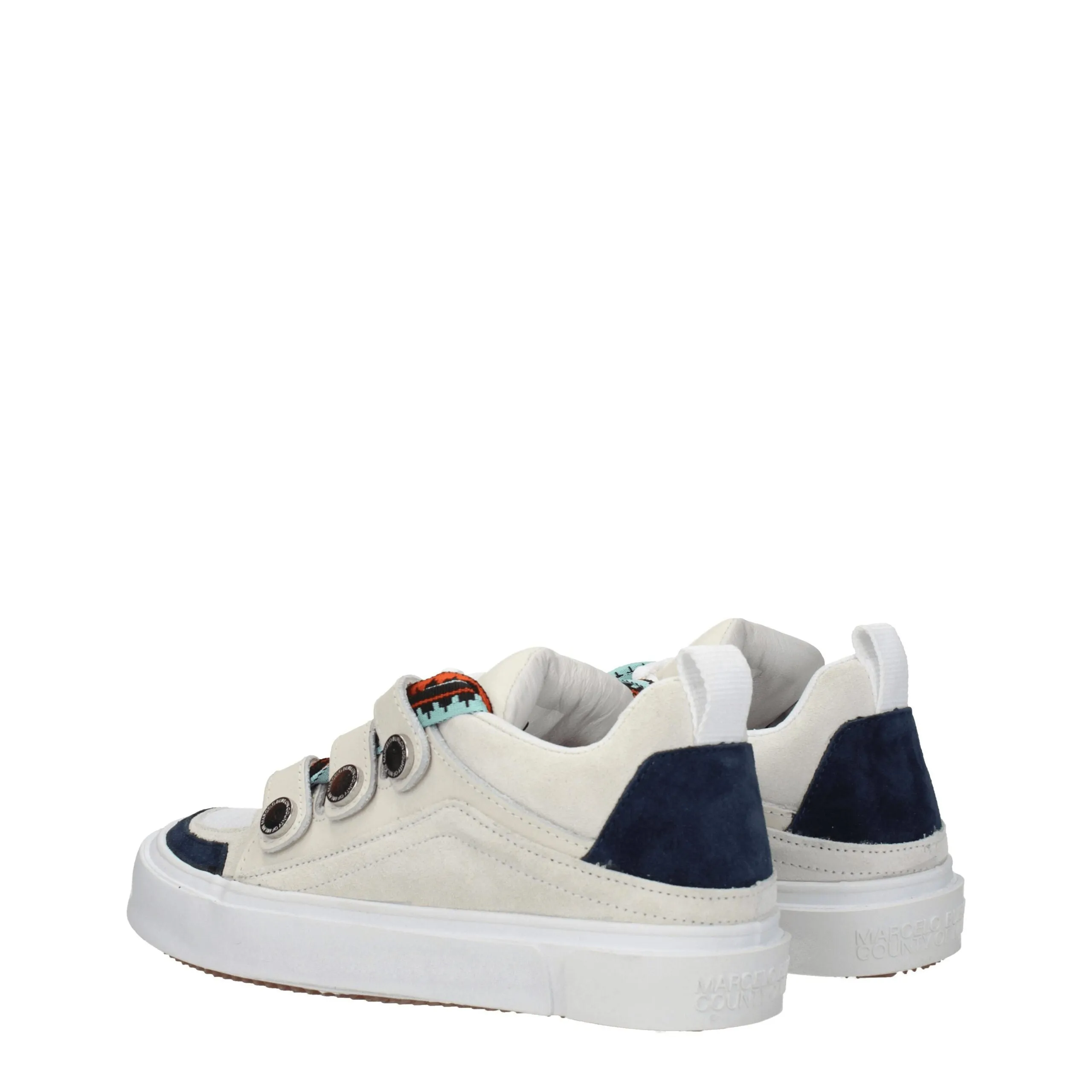 Marcelo Burlon Beige Leather Low Top Sneakers sold by Siebentaschen product image thumbnail 4