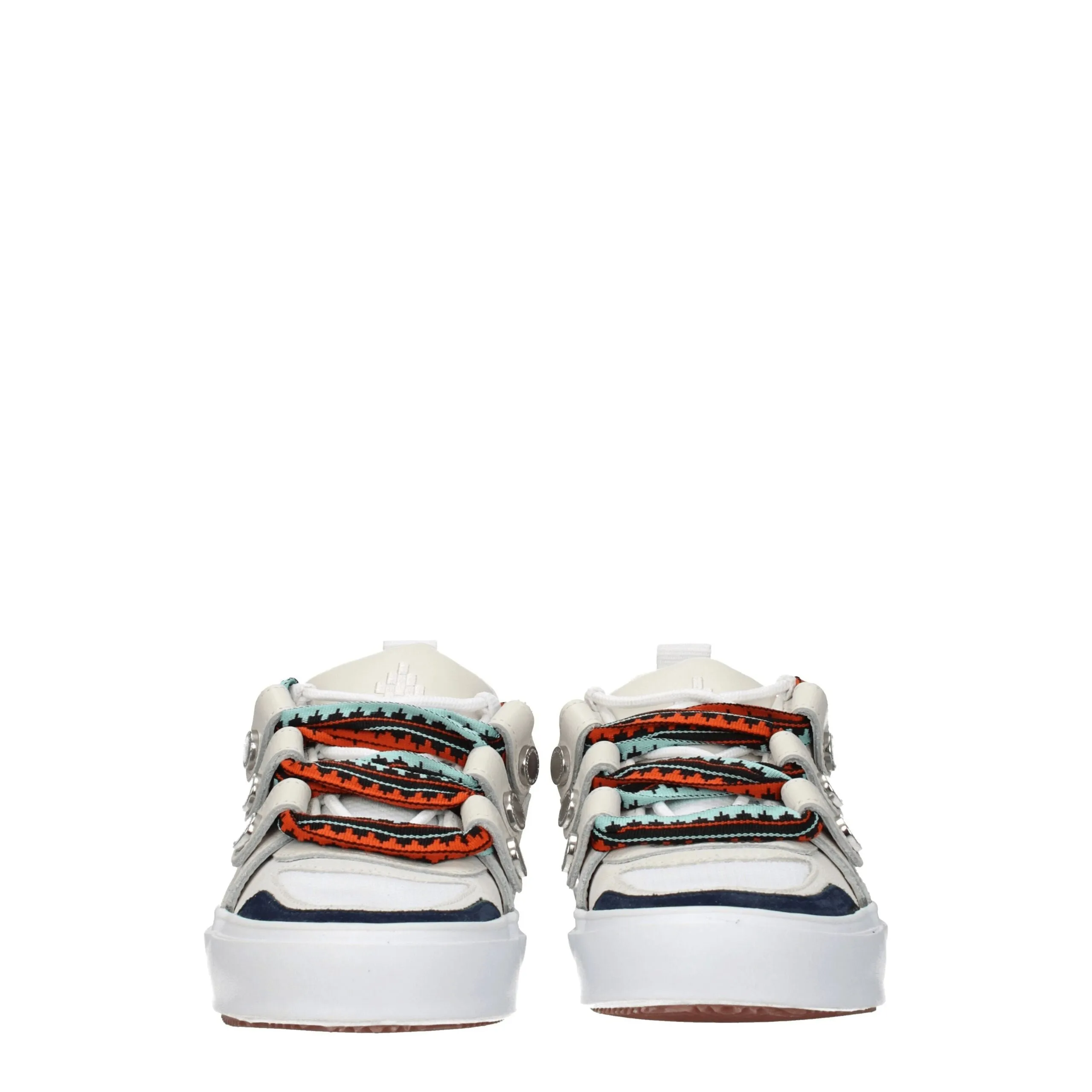 Marcelo Burlon Beige Leather Low Top Sneakers sold by Siebentaschen product image thumbnail 3