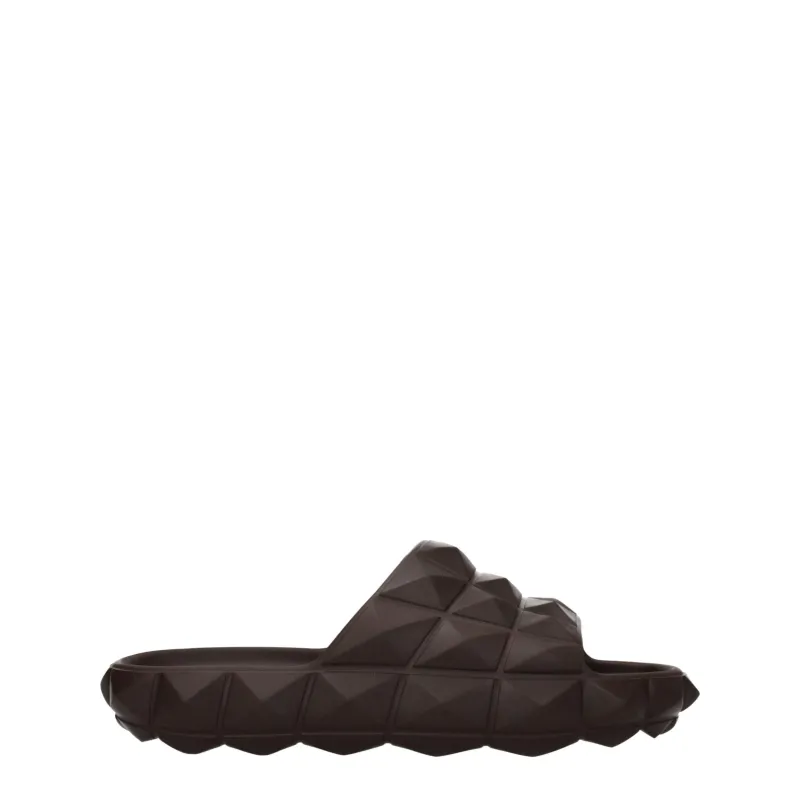 Valentino Garavani Brown Cotton Slippers sold by Siebentaschen