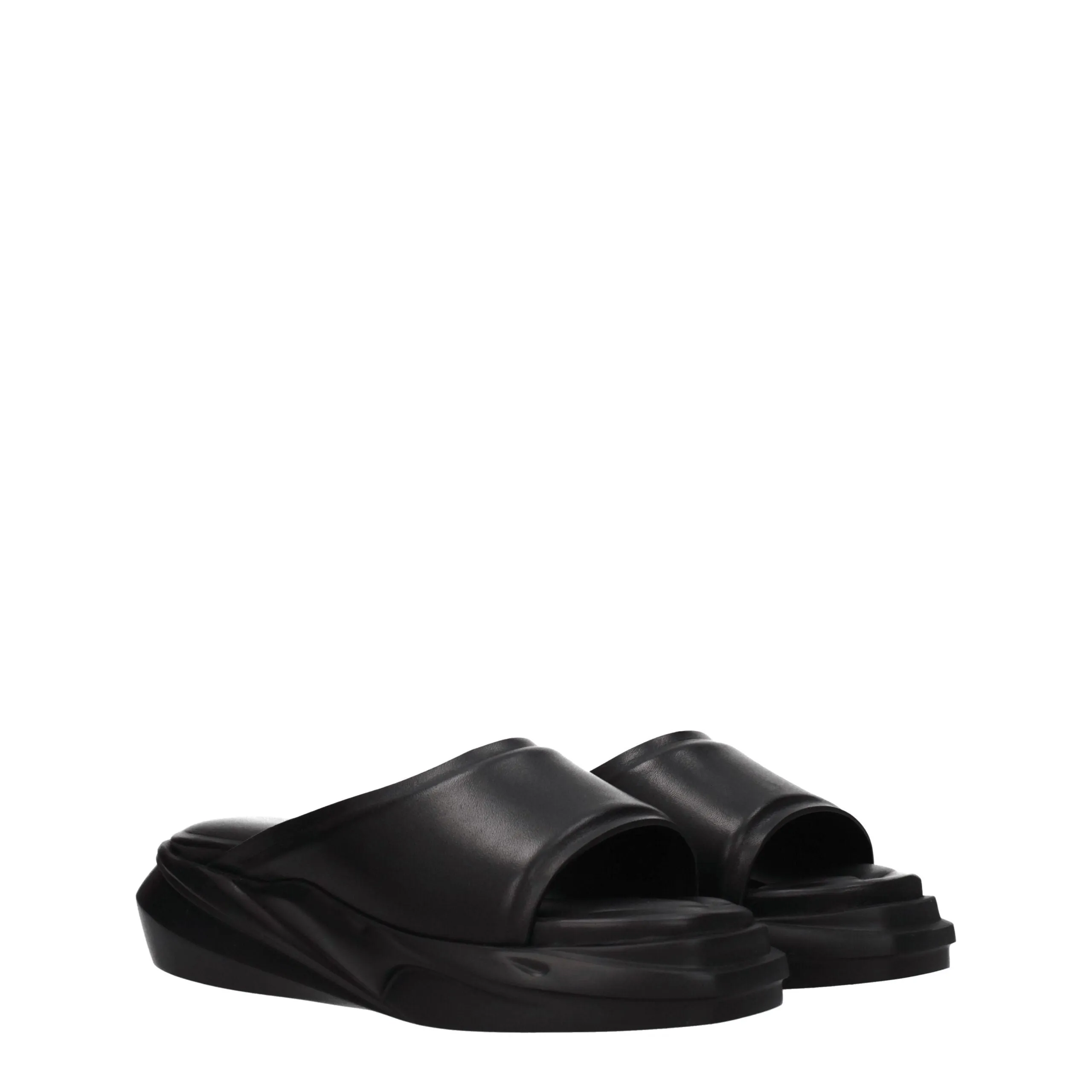 Alyx Black Leather Slippers sold by Siebentaschen product image thumbnail 2