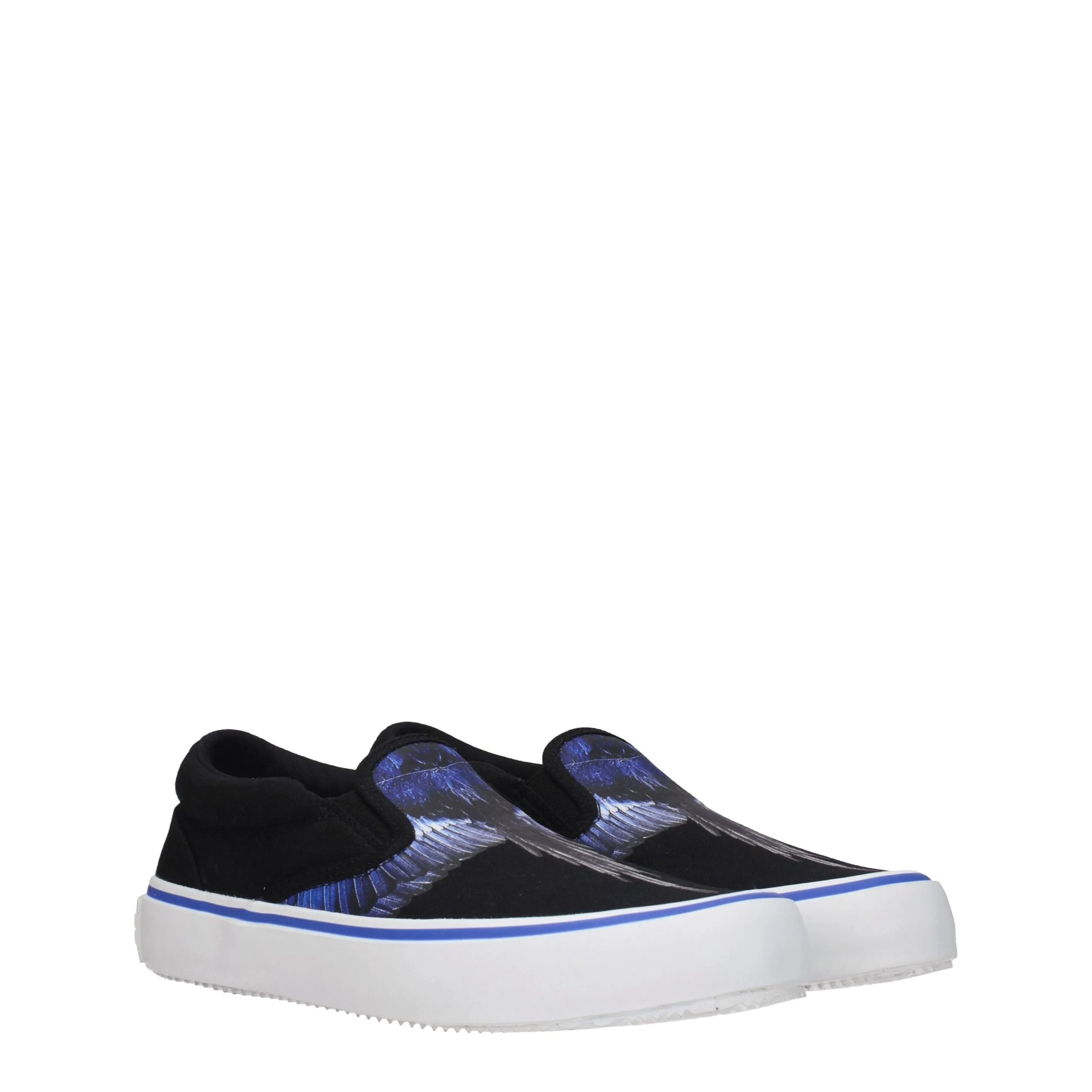Marcelo Burlon Black Fabric Slip-On Loafers sold by Siebentaschen product image thumbnail 2