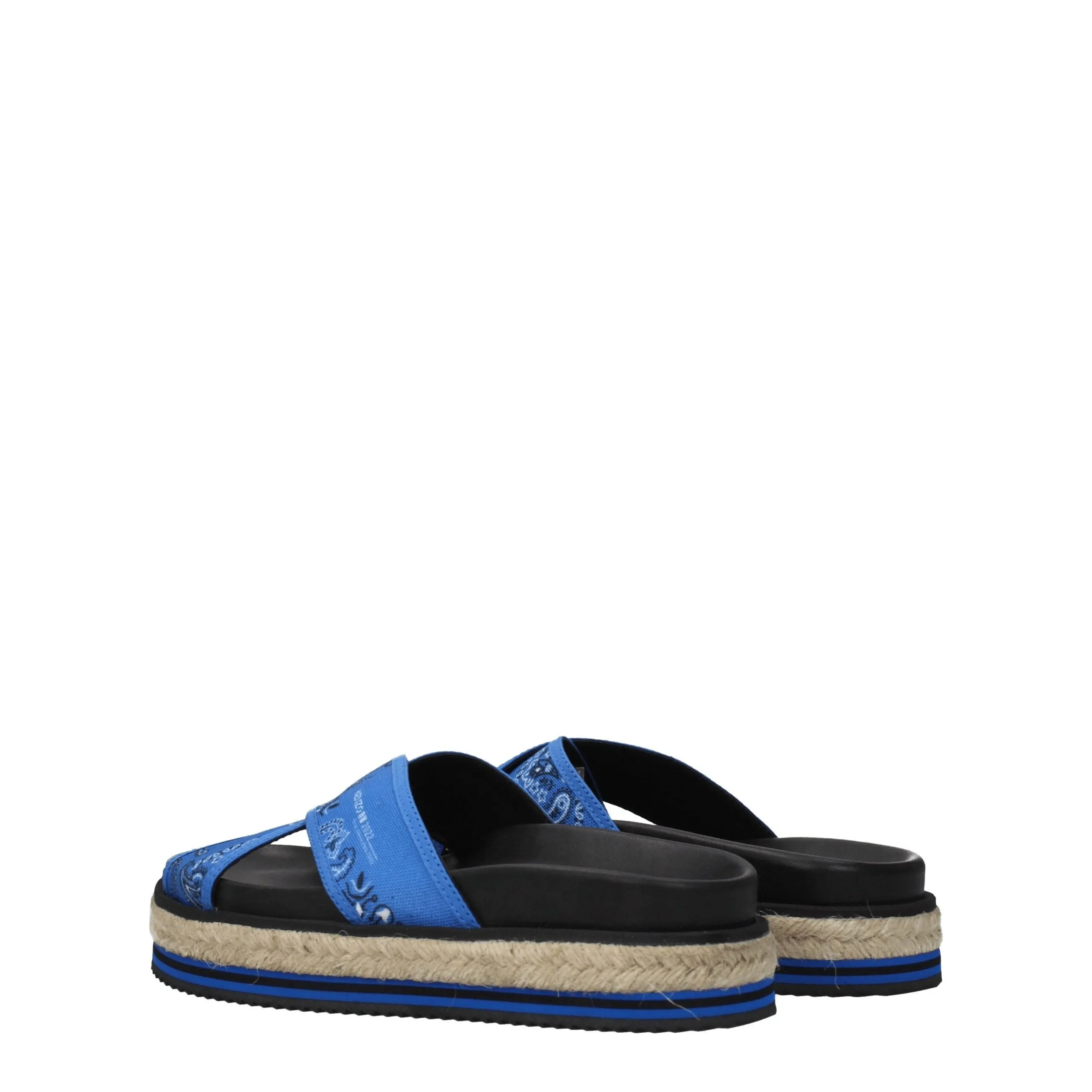 Kenzo Blue Fabric Slippers sold by Siebentaschen product image thumbnail 4