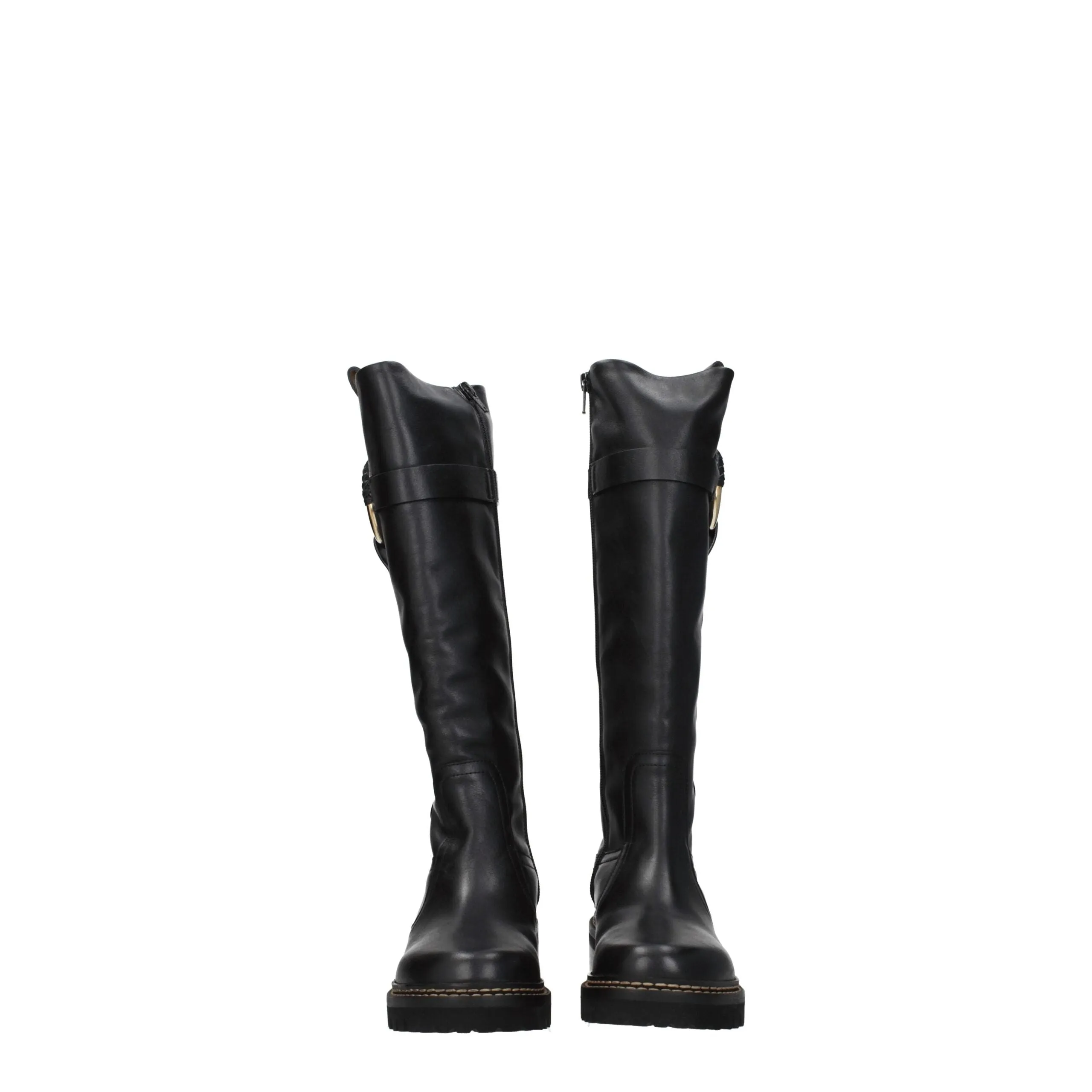 See By Chloé Black Leather Over The Knee sold by Siebentaschen product image thumbnail 3