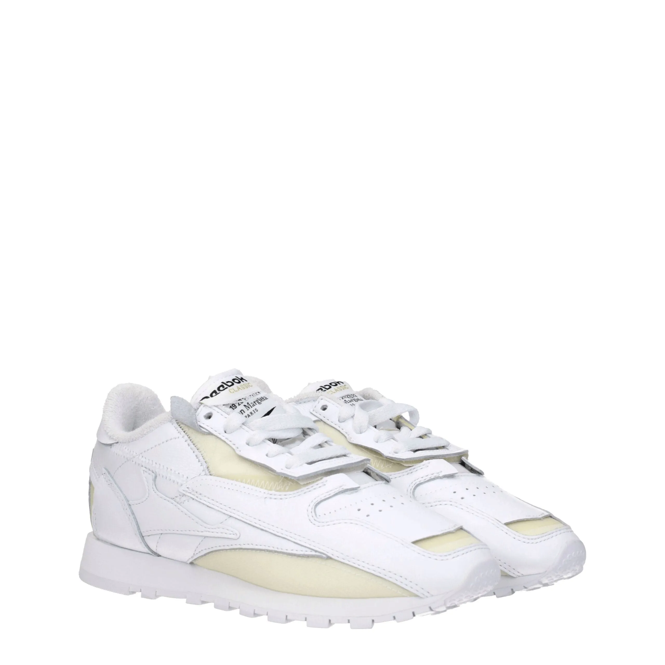 Maison Margiela White Leather Athletic Sneakers sold by Siebentaschen product image thumbnail 2