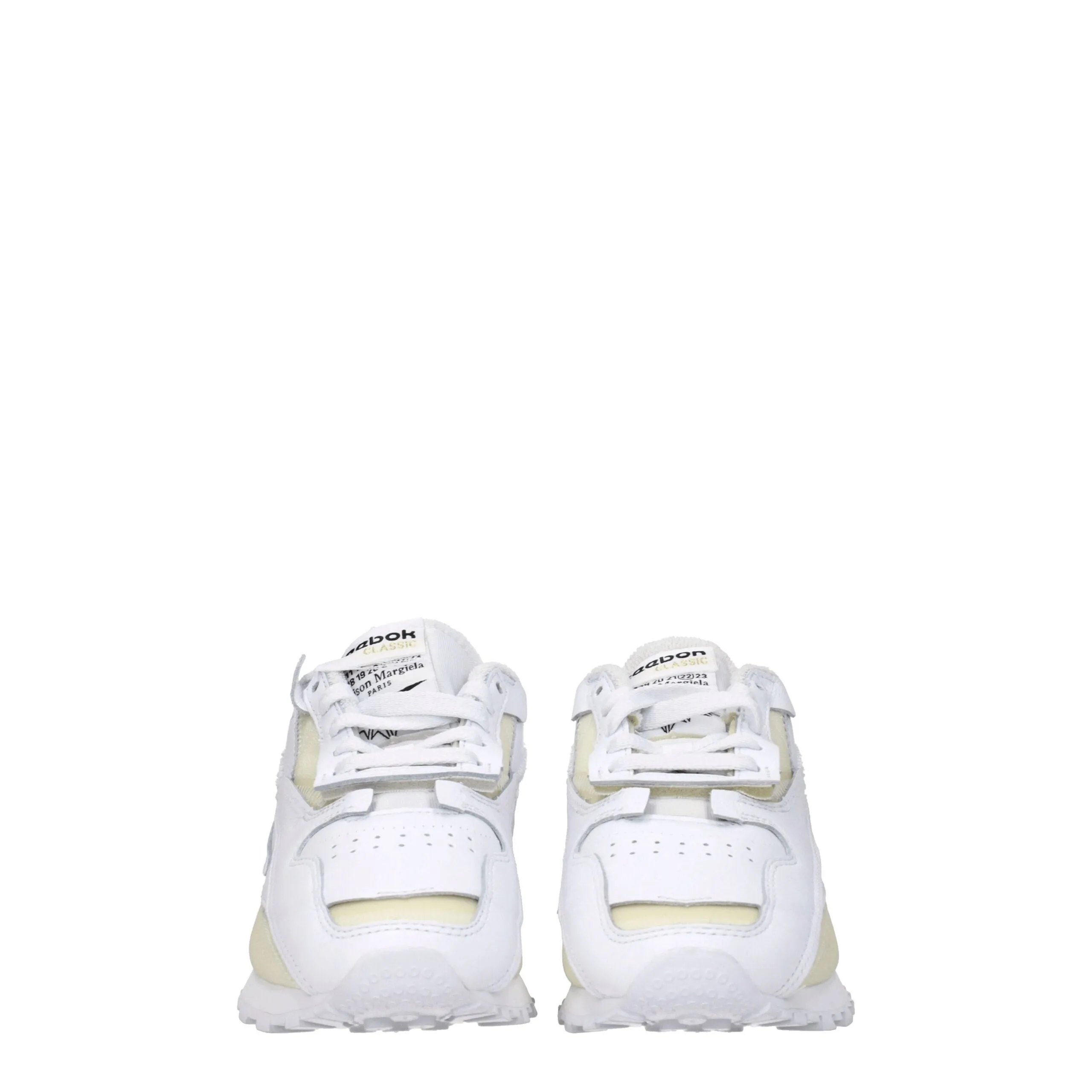Maison Margiela White Leather Athletic Sneakers sold by Siebentaschen product image thumbnail 3