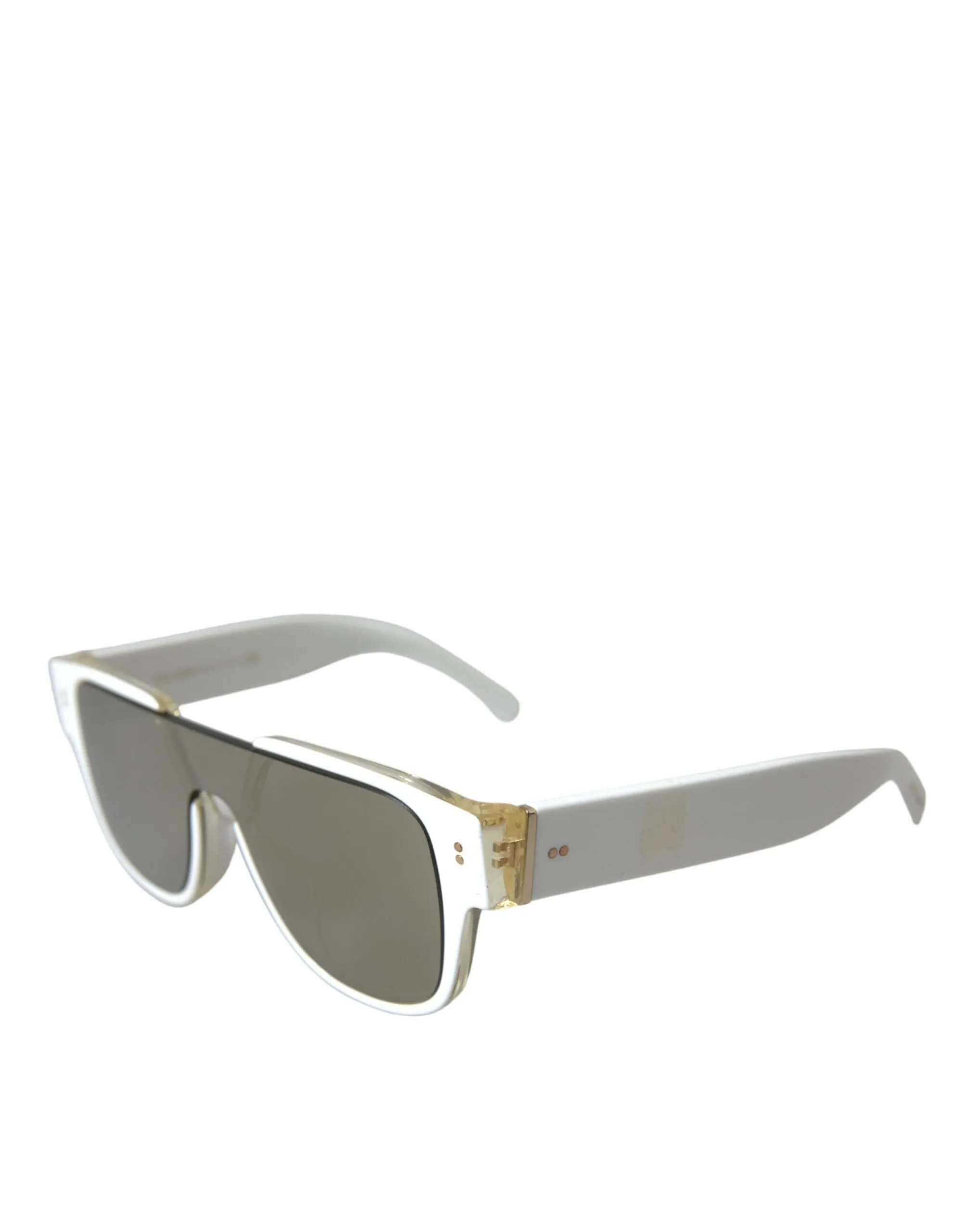 Dolce & Gabbana White Acetate Mirror Lenses DG4356 Sunglasses sold by Siebentaschen product image thumbnail 2