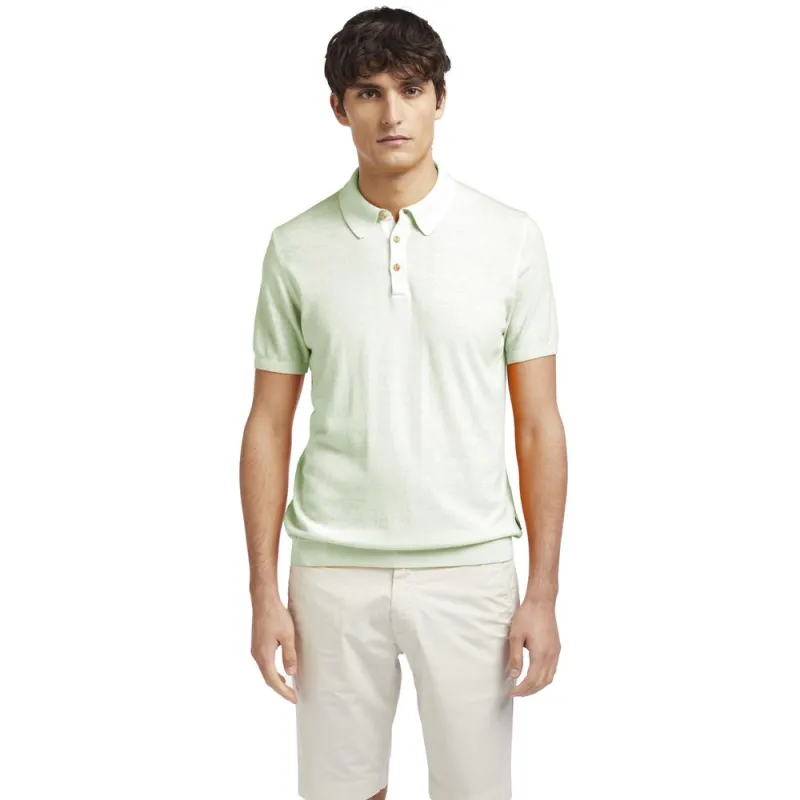 AT.P.CO Green Cotton Polo Shirt sold by Siebentaschen