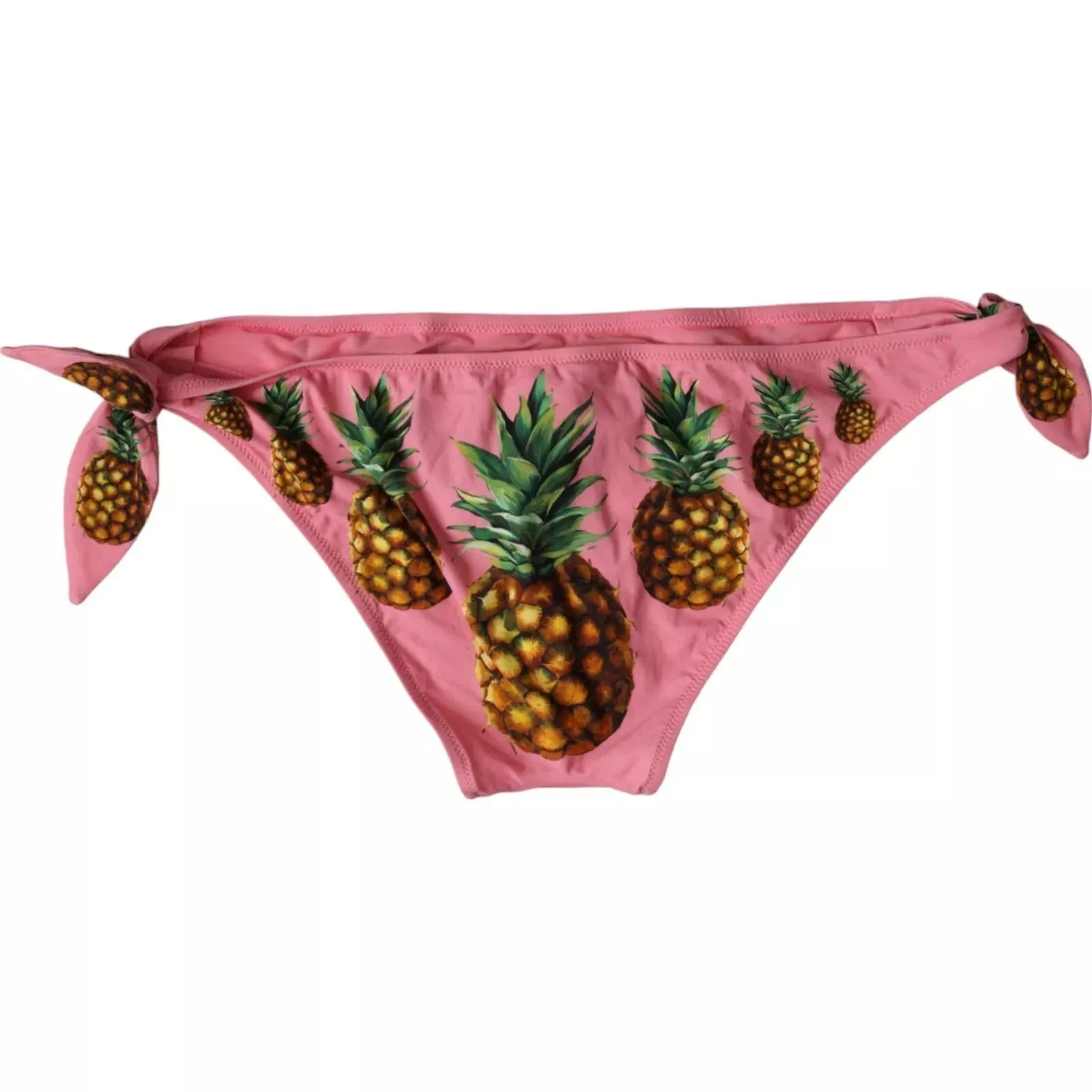 Dolce & Gabbana Pink Pineapple Swimsuit Bikini Bottom Swimwear sold by Siebentaschen product image thumbnail 2