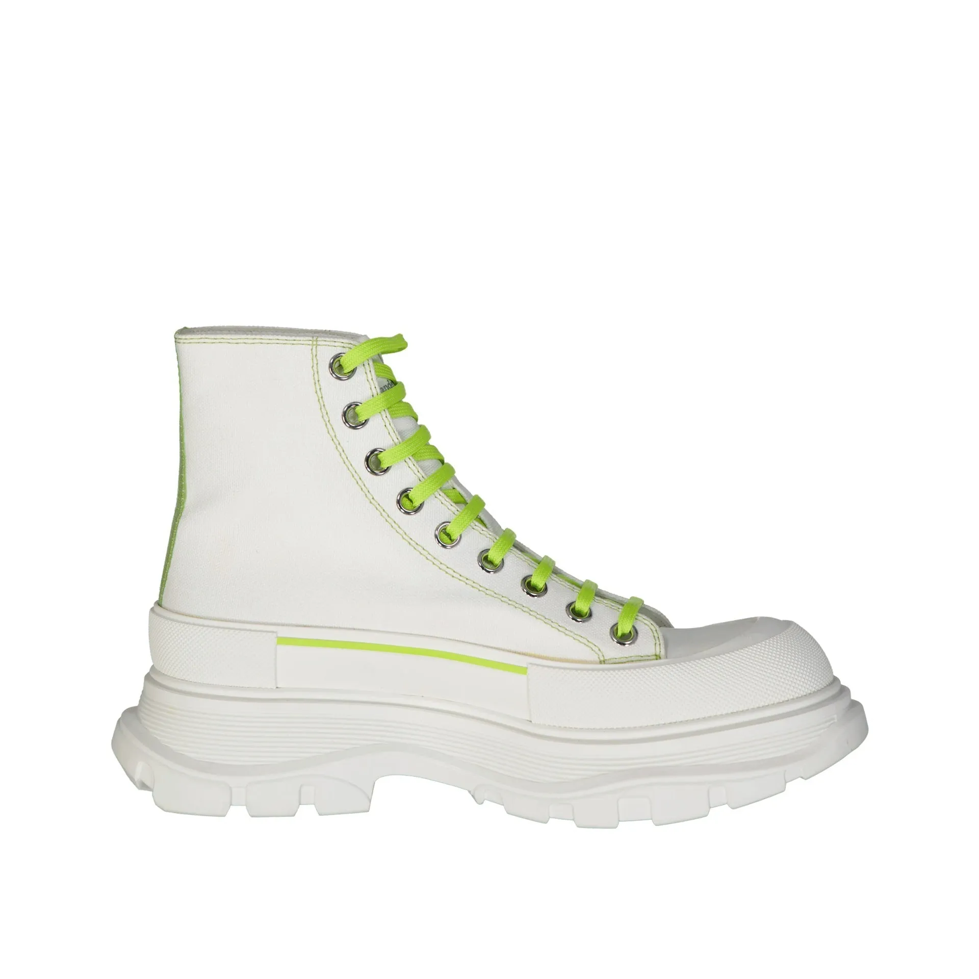 Alexander McQueen Tread Slick High-Top Sneakers sold by Siebentaschen