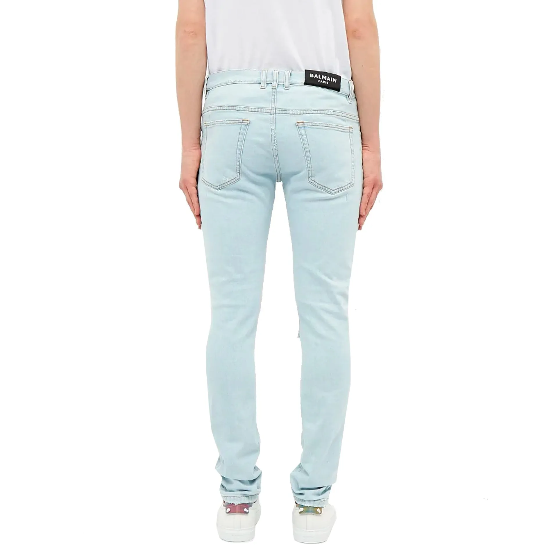 Balmain Distressed Skinny Jeans sold by Siebentaschen product image thumbnail 3