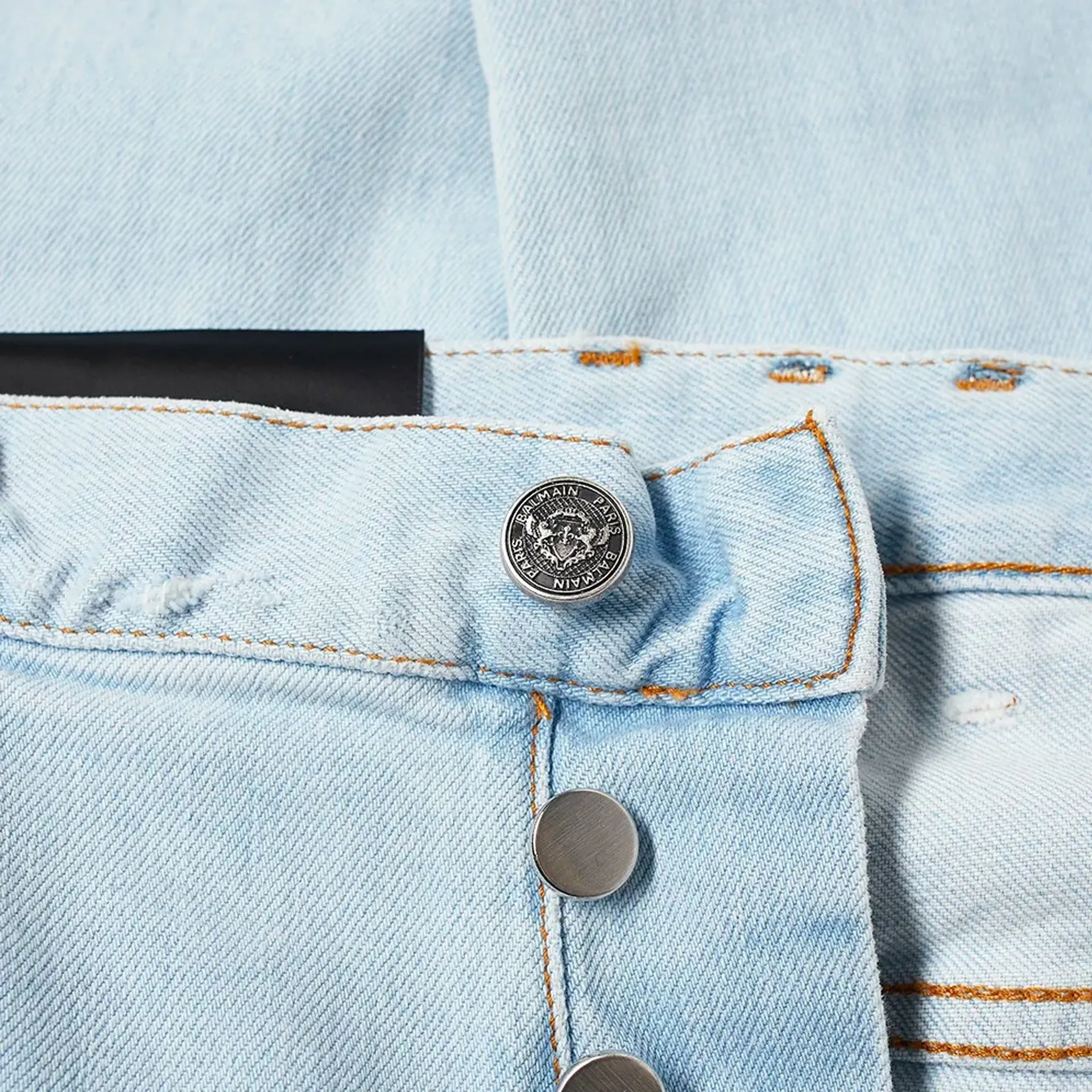 Balmain Distressed Skinny Jeans sold by Siebentaschen product image thumbnail 4