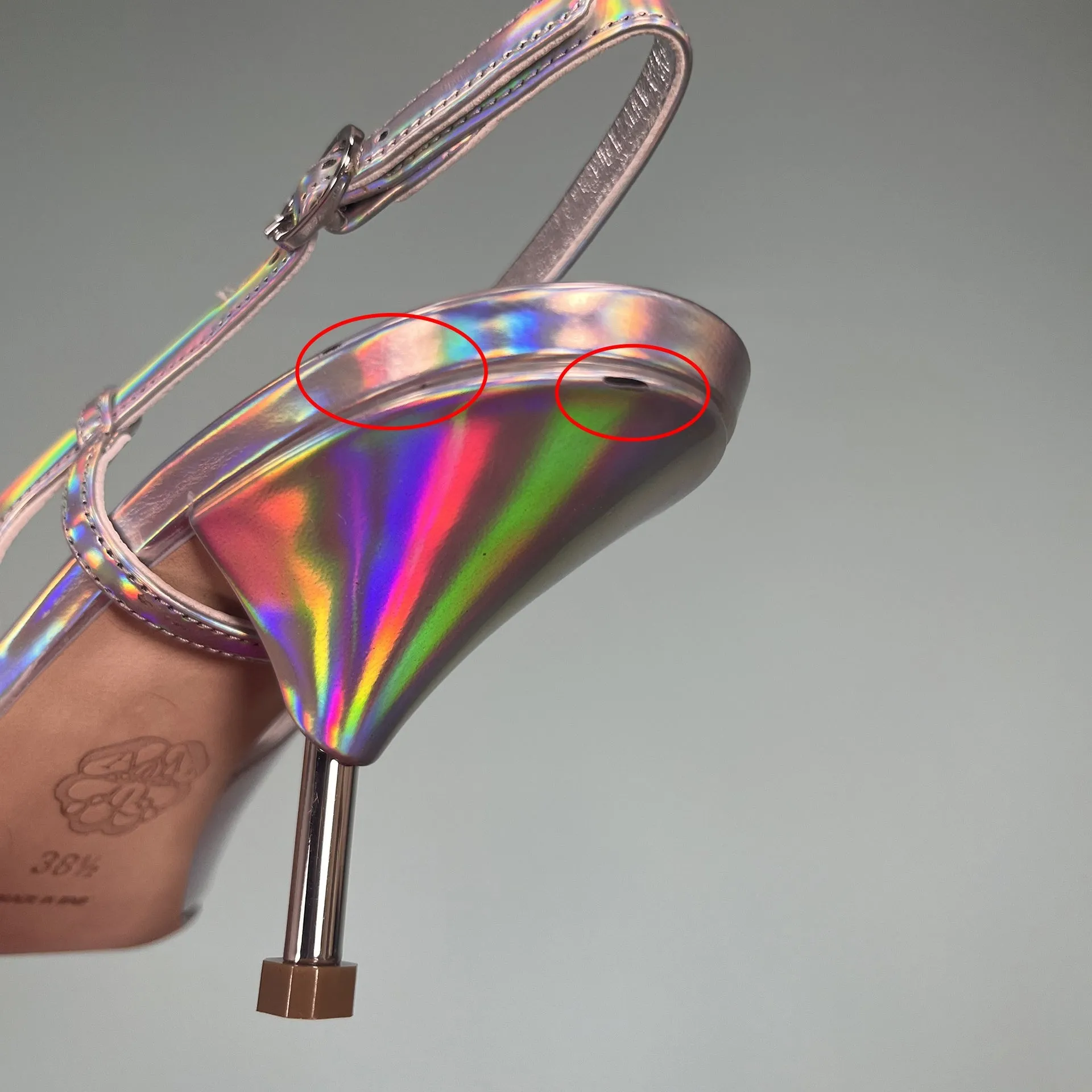 Alexander McQueen Punk Studs Slingback Pumps sold by Siebentaschen product image thumbnail 5