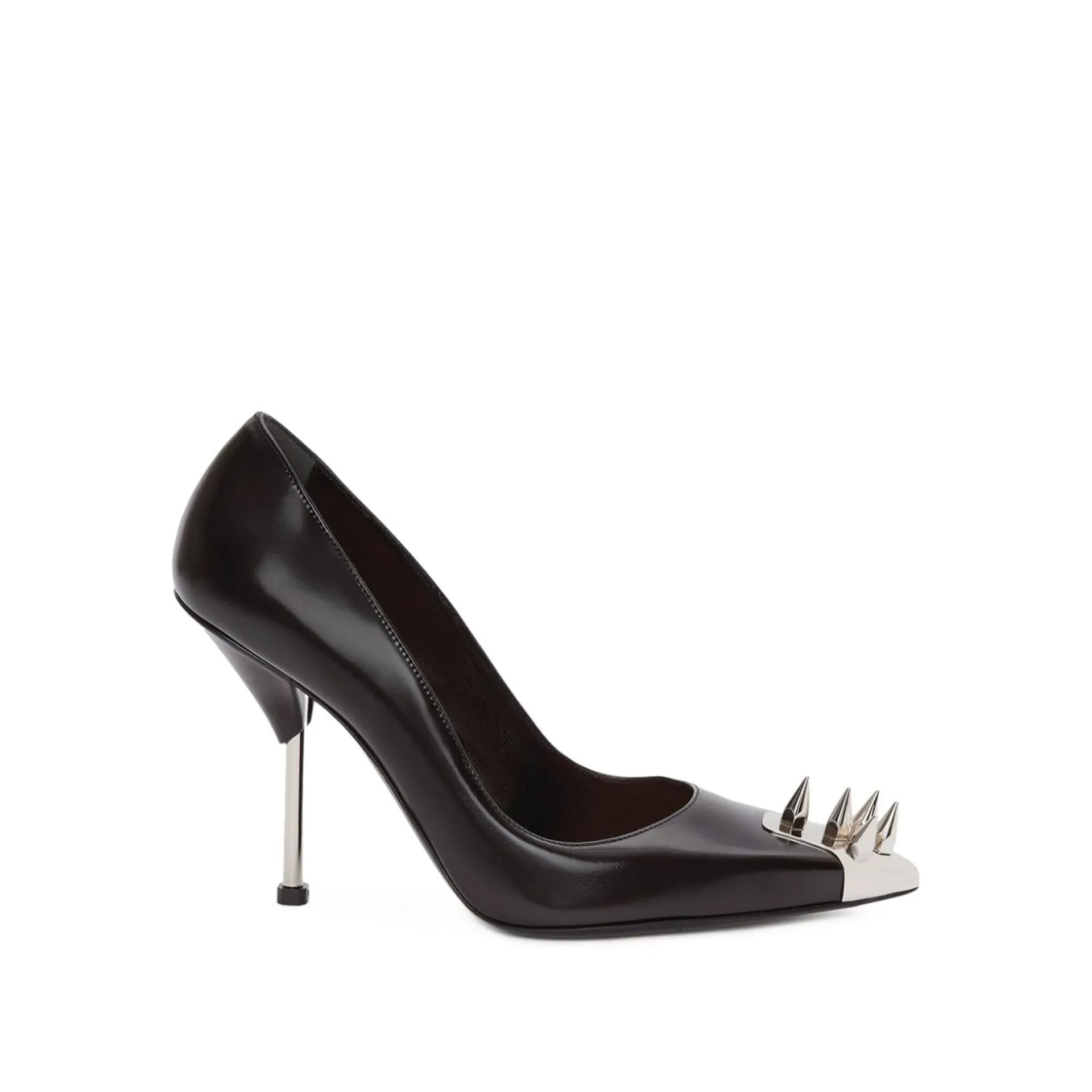 Alexander McQueen Punk Studs 105 Leather Pumps sold by Siebentaschen