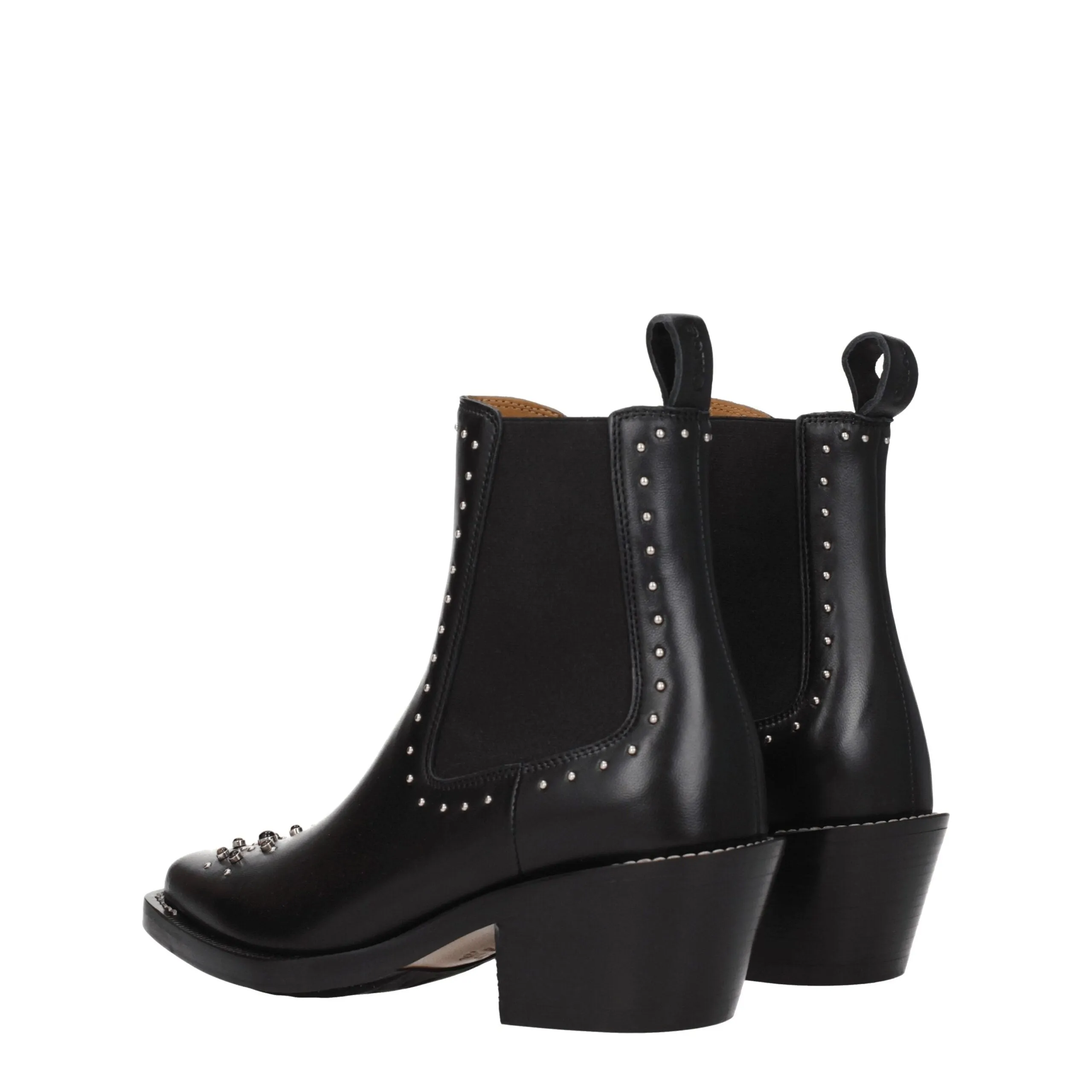 Chloé Black Leather Ankle Boots sold by Siebentaschen product image thumbnail 4