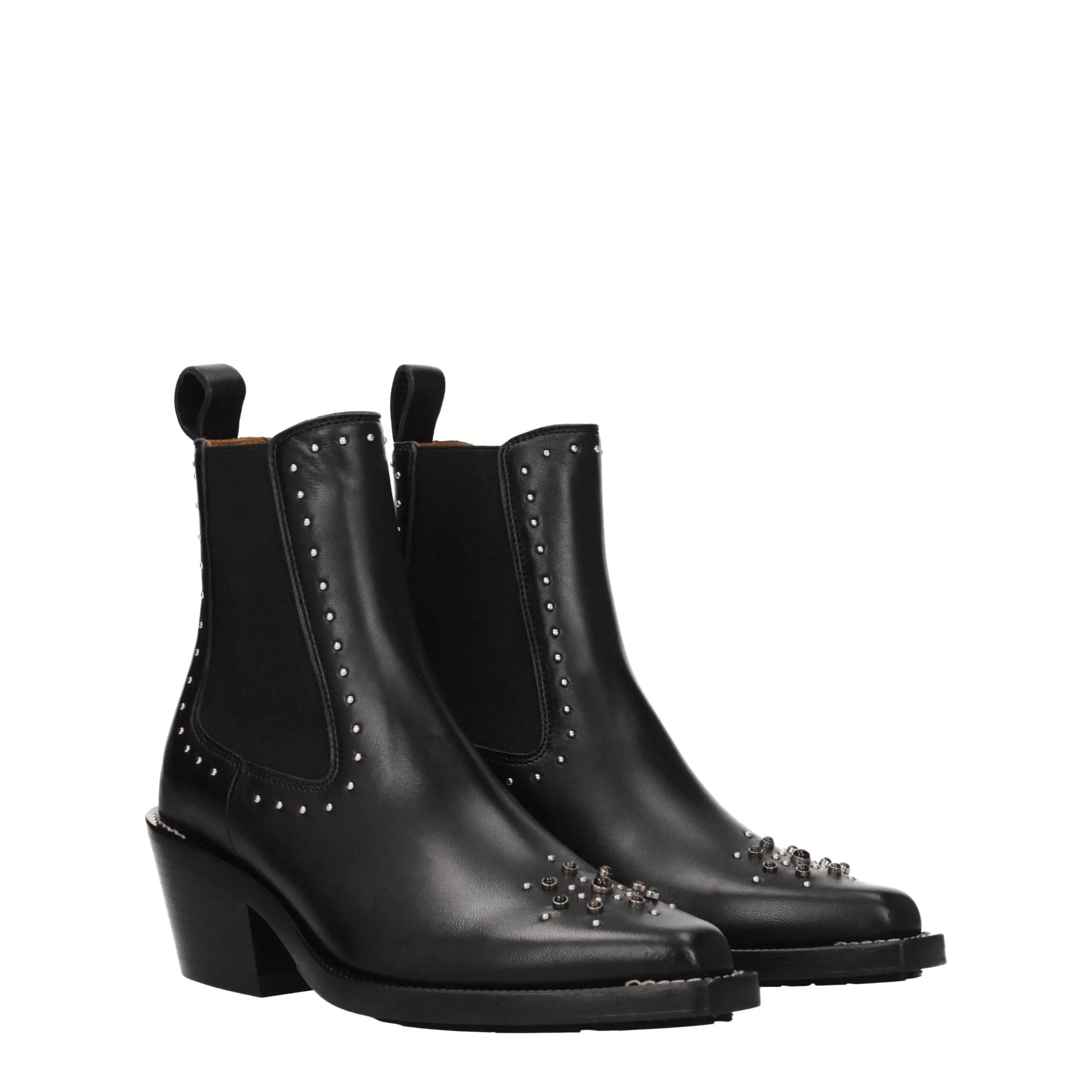 Chloé Black Leather Ankle Boots sold by Siebentaschen product image thumbnail 2