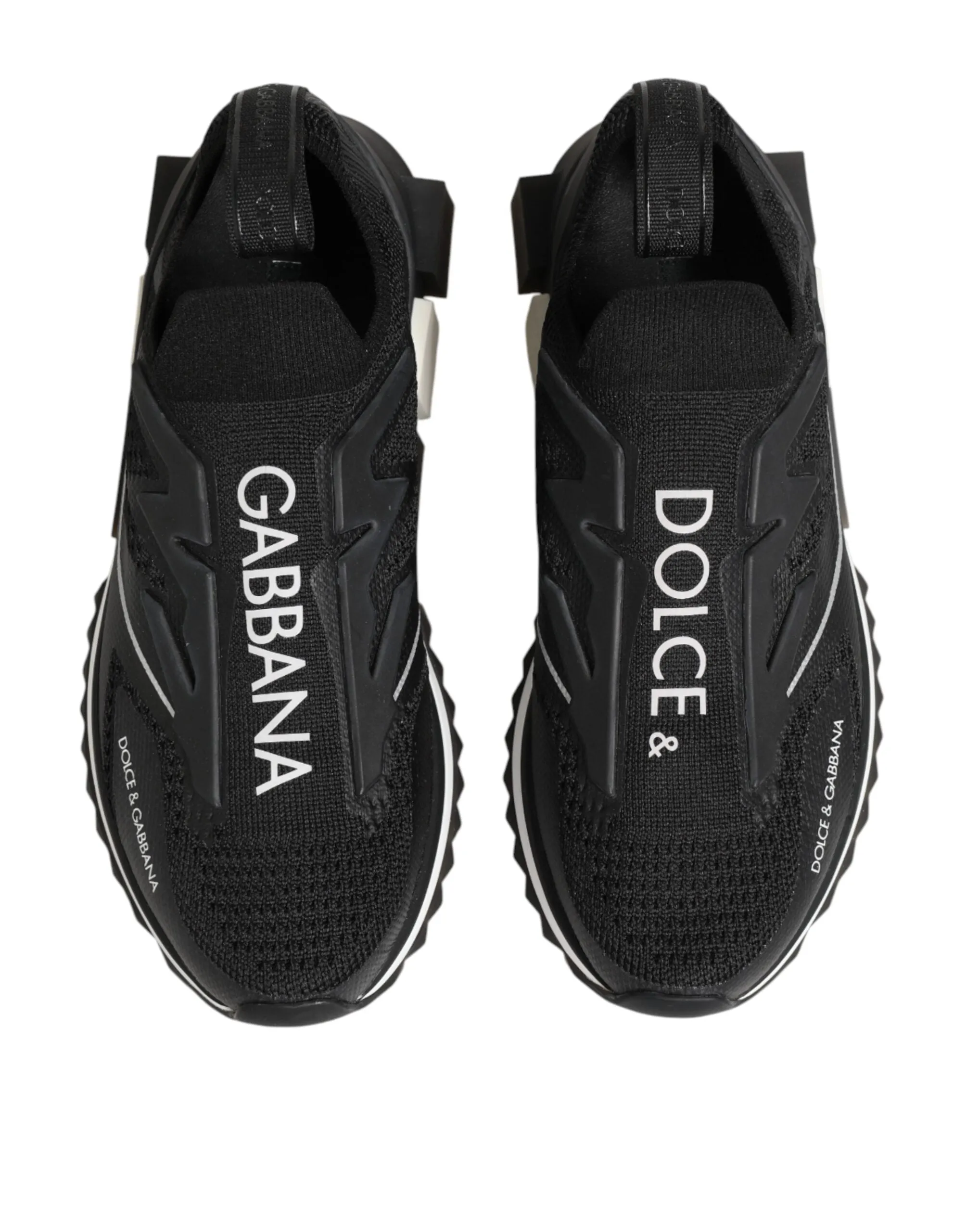 Dolce & Gabbana Black SORRENTO Sport Stretch Sneakers Shoes sold by Siebentaschen product image thumbnail 4