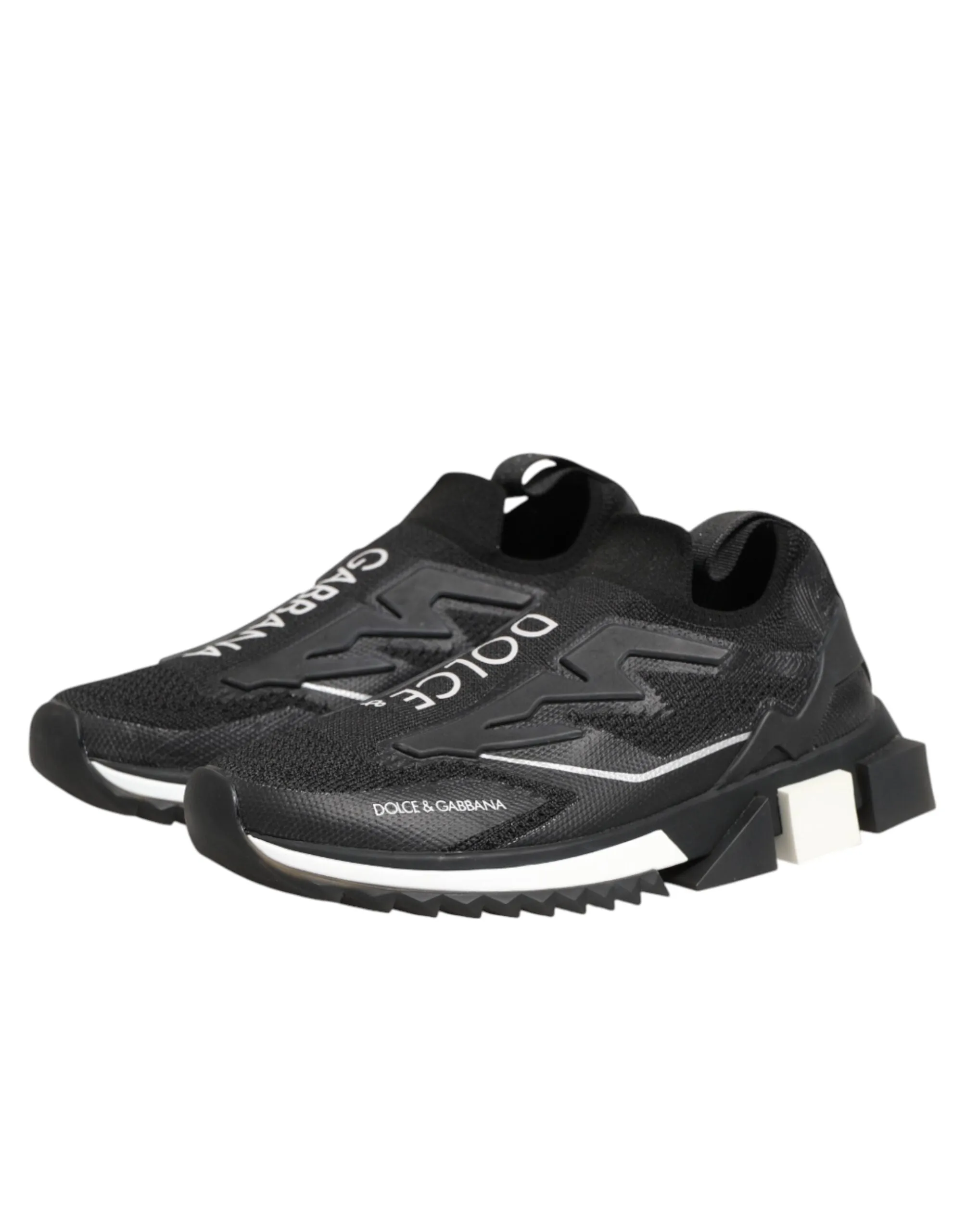 Dolce & Gabbana Black SORRENTO Sport Stretch Sneakers Shoes sold by Siebentaschen product image thumbnail 5
