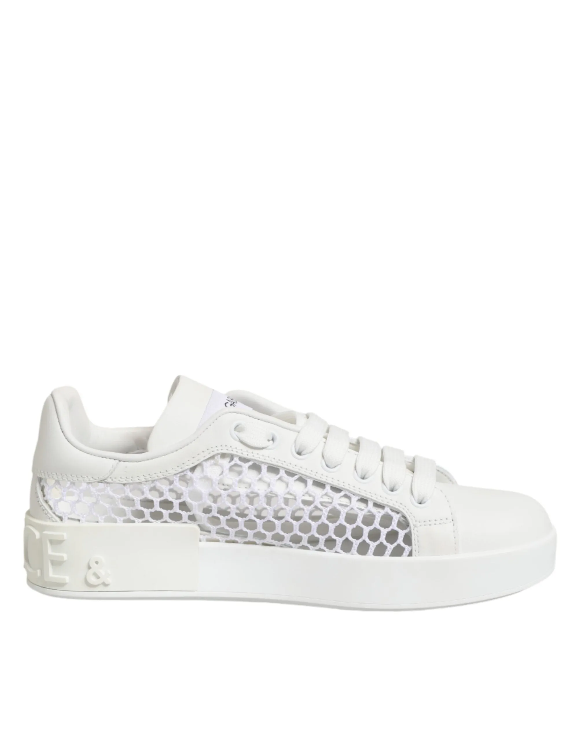 Dolce & Gabbana White Mesh Inserts Low Top Sneakers Shoes sold by Siebentaschen product image thumbnail 2