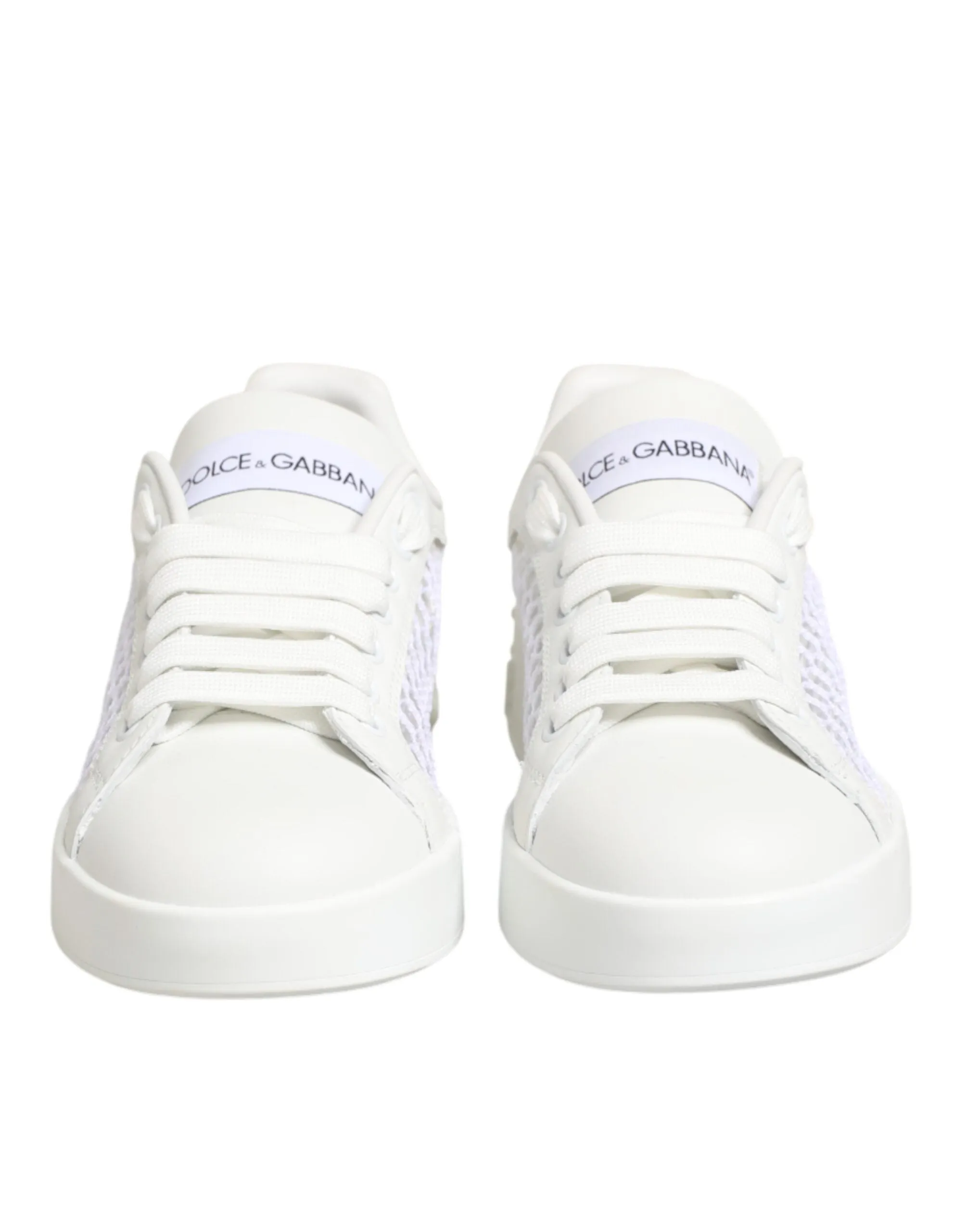 Dolce & Gabbana White Mesh Inserts Low Top Sneakers Shoes sold by Siebentaschen product image thumbnail 3