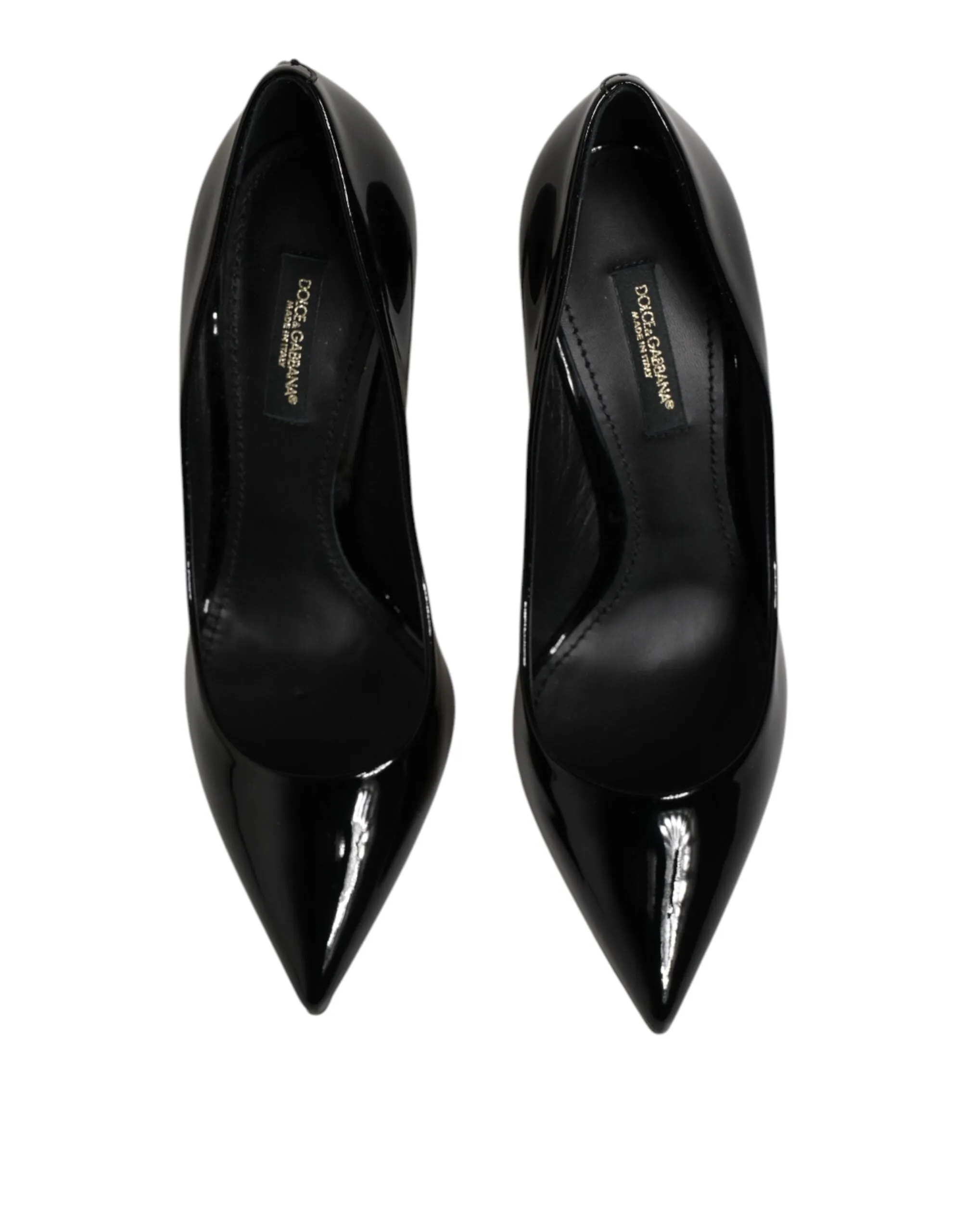 Dolce & Gabbana Black Leather Stiletto Heels Pumps Shoes sold by Siebentaschen product image thumbnail 4