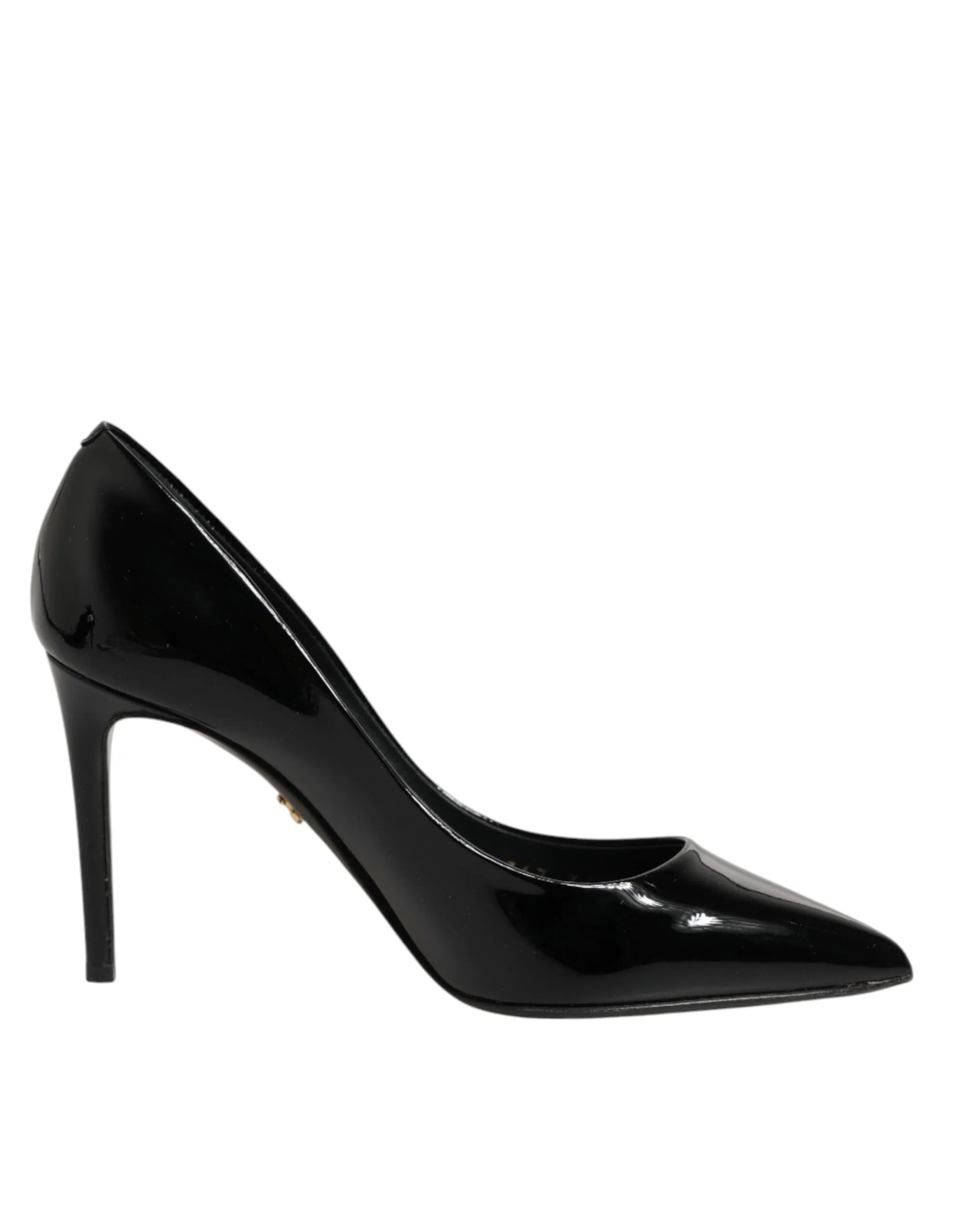 Dolce & Gabbana Black Leather Stiletto Heels Pumps Shoes sold by Siebentaschen
