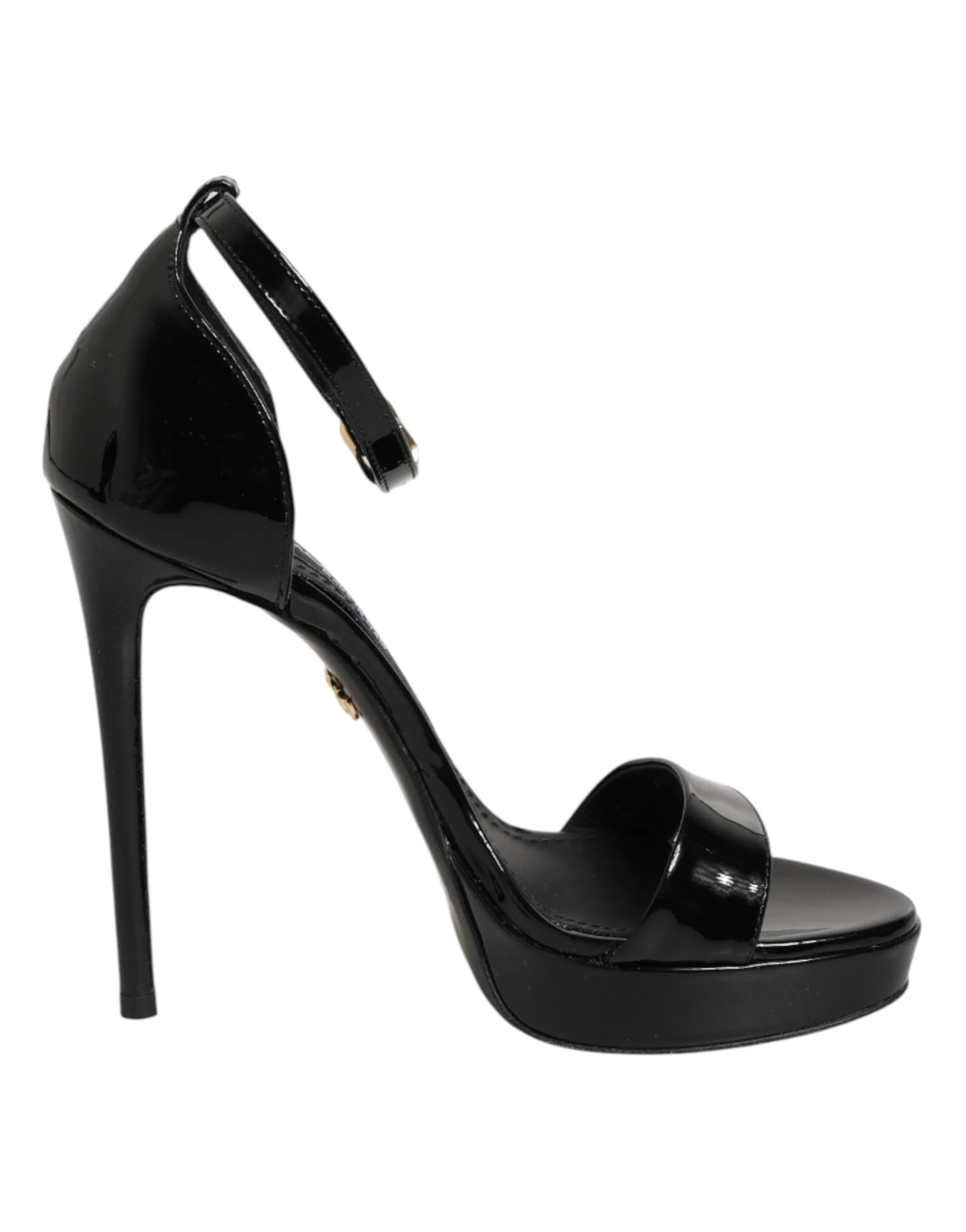 Dolce & Gabbana Black Leather Platform Keira Sandals Shoes sold by Siebentaschen product image thumbnail 2