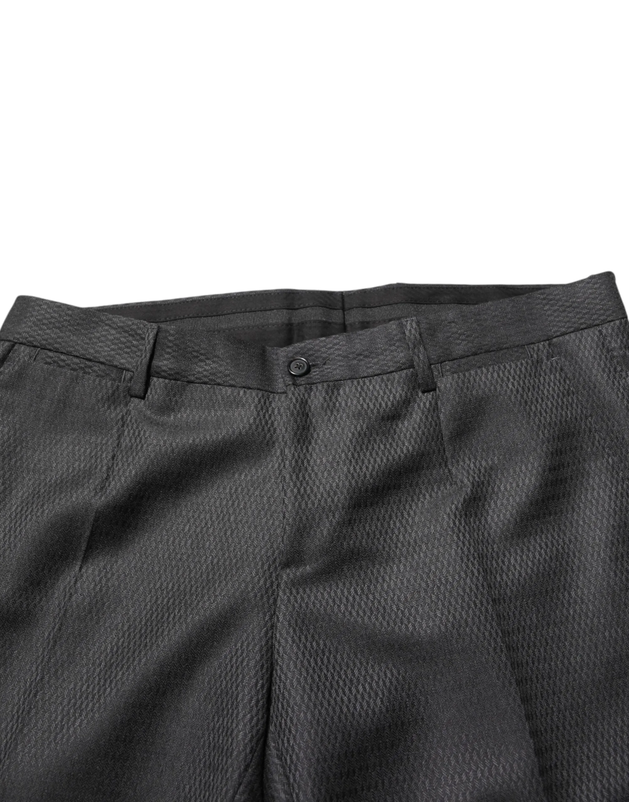 Dolce & Gabbana Black Wool Formal Dress Men Trouser Pants sold by Siebentaschen product image thumbnail 5