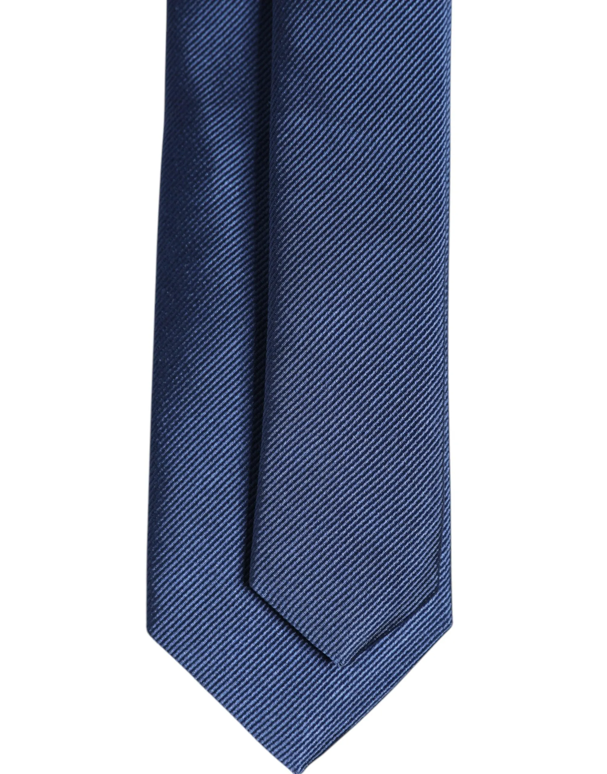 Dolce & Gabbana Men Blue Solid Silk Adjustable Necktie Accessory Tie sold by Siebentaschen product image thumbnail 5