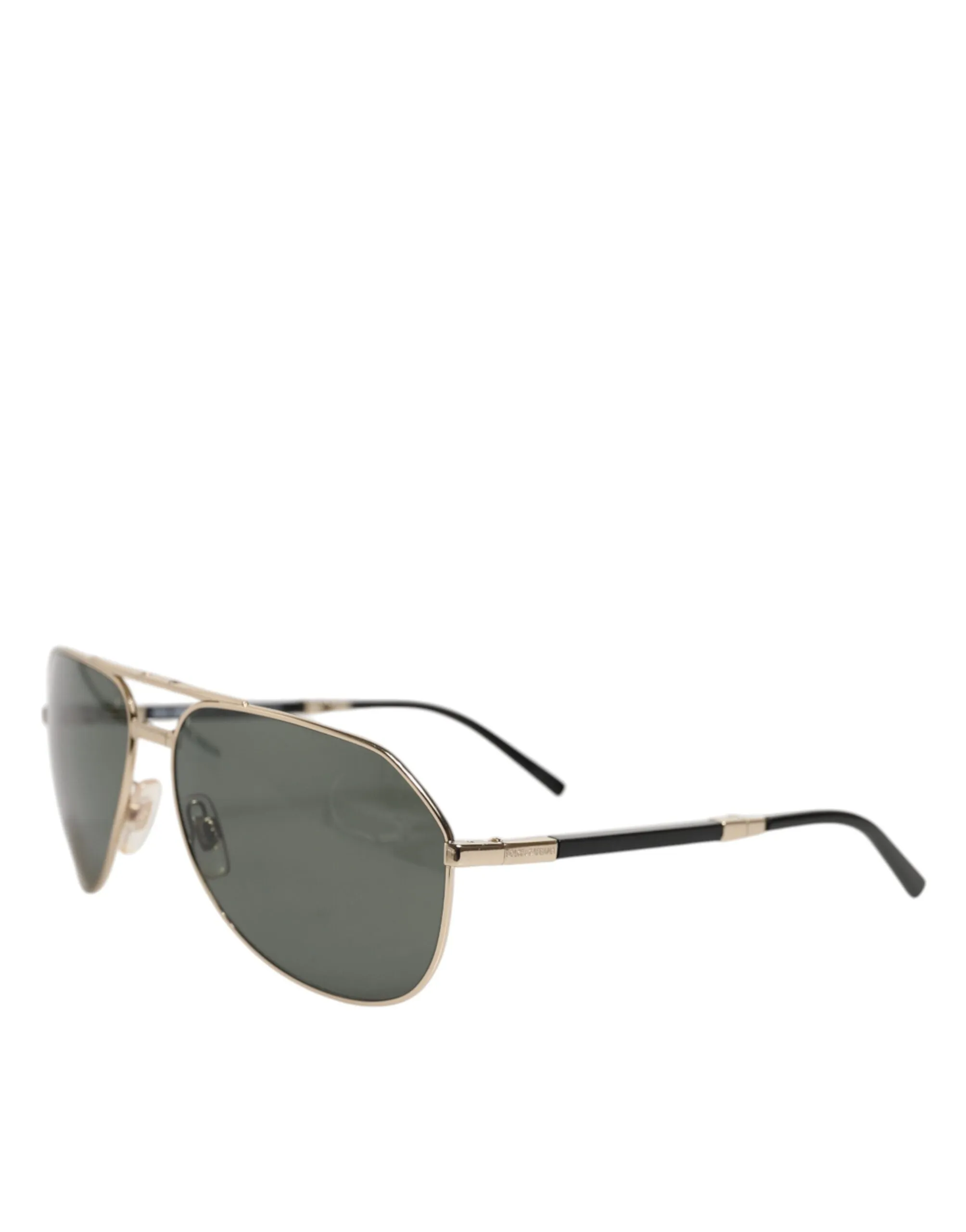 Dolce & Gabbana DG2106K Black Gold Plated Polarized MetalFrame Sunglasses sold by Siebentaschen product image thumbnail 3
