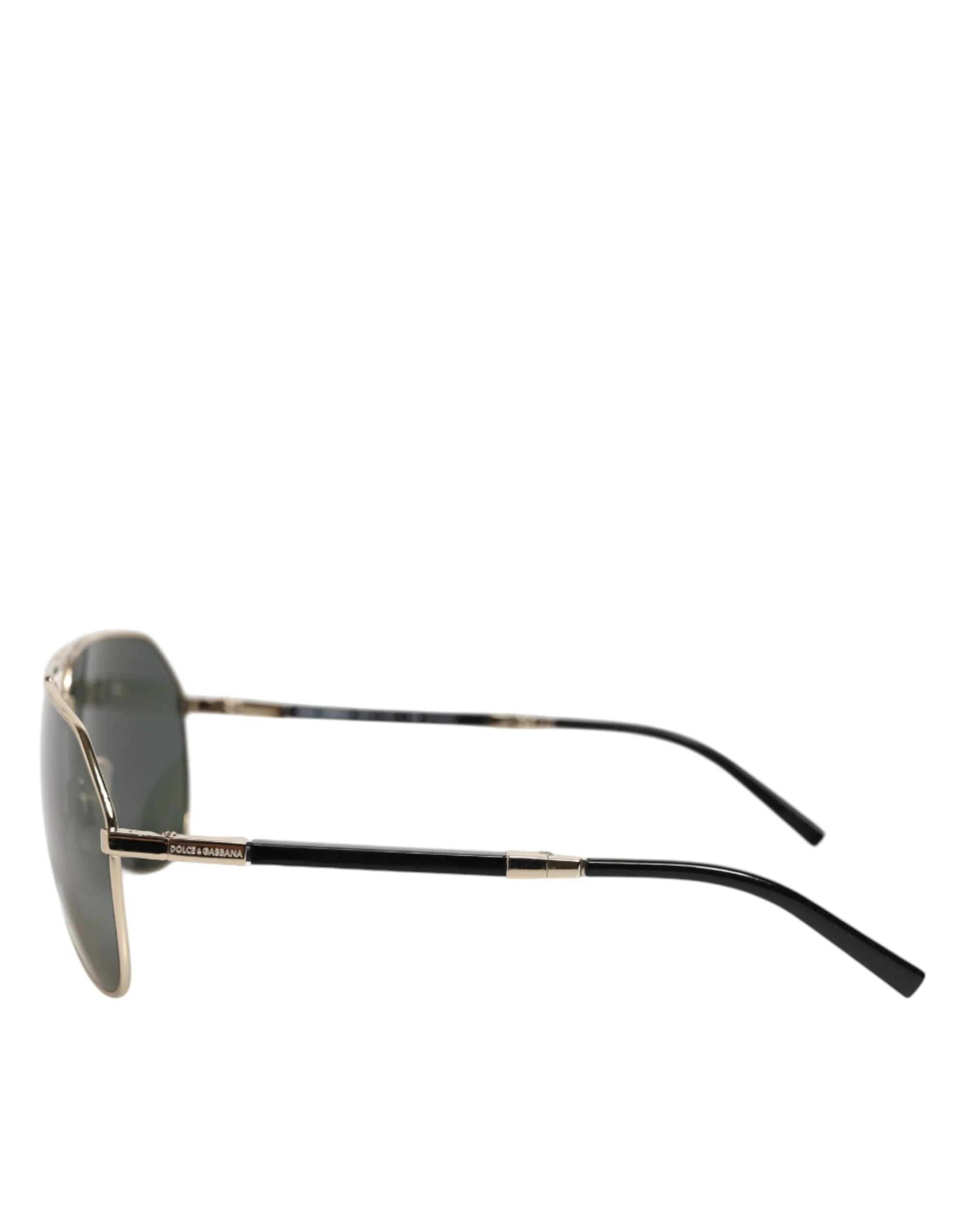 Dolce & Gabbana DG2106K Black Gold Plated Polarized MetalFrame Sunglasses sold by Siebentaschen product image thumbnail 4