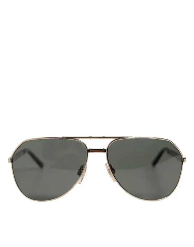 Dolce & Gabbana DG2106K Black Gold Plated Polarized MetalFrame Sunglasses sold by Siebentaschen