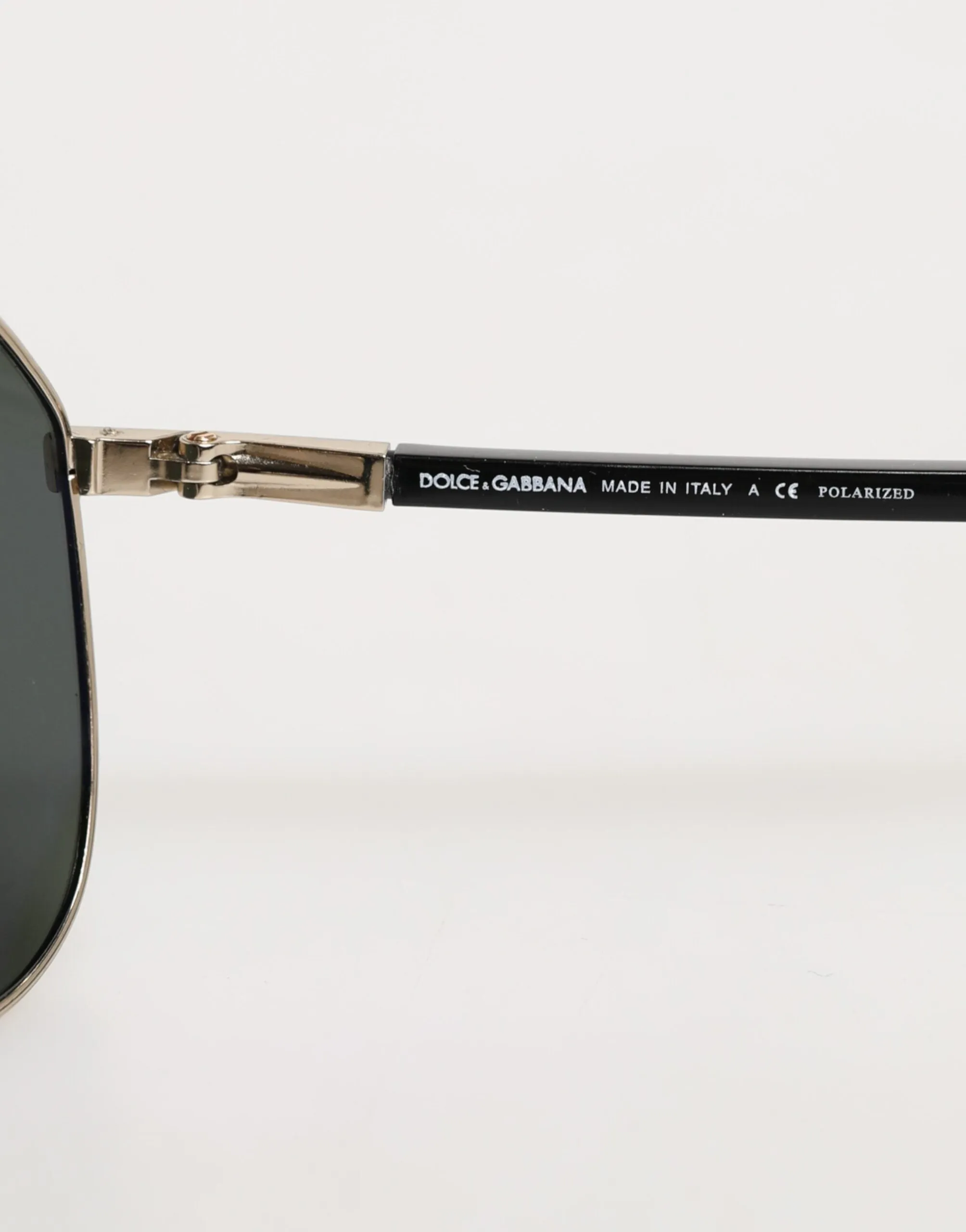 Dolce & Gabbana DG2106K Black Gold Plated Polarized MetalFrame Sunglasses sold by Siebentaschen product image thumbnail 5