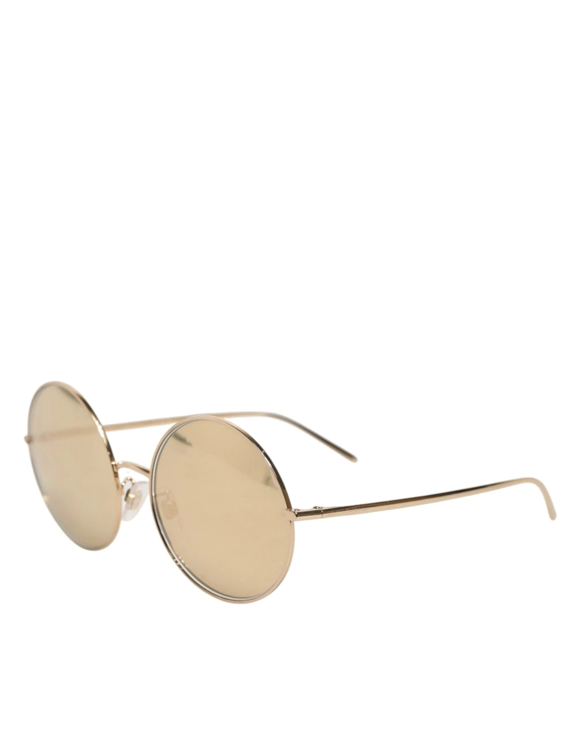 Dolce & Gabbana Gold Metal Round Shades Eyewear Sunglasses sold by Siebentaschen product image thumbnail 3