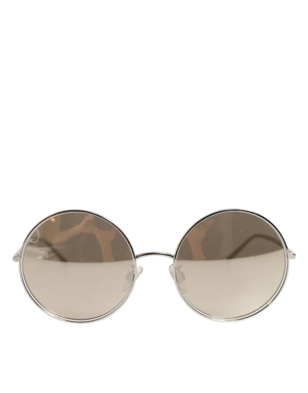Dolce & Gabbana DG2215K Silver Metal Round Shades Eyewear Sunglasses sold by Siebentaschen