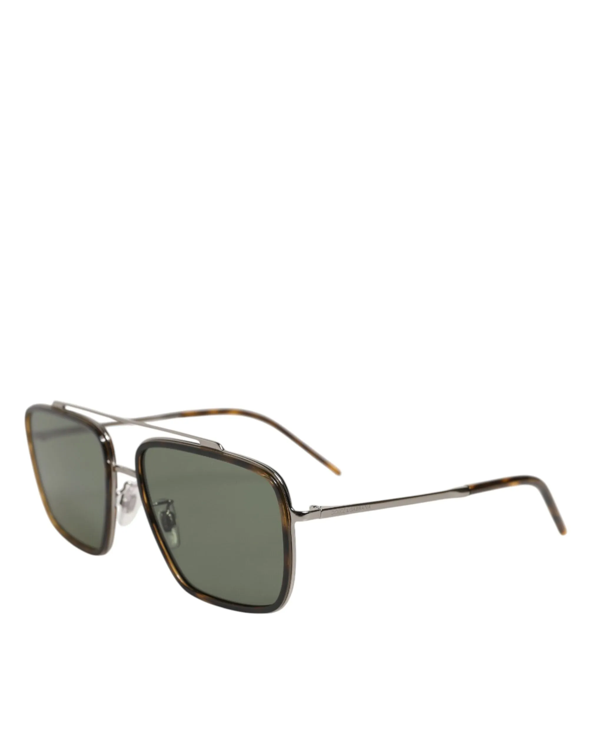 Dolce & Gabbana Silver Metal Frame Polarized Navigator Sunglasses sold by Siebentaschen product image thumbnail 3