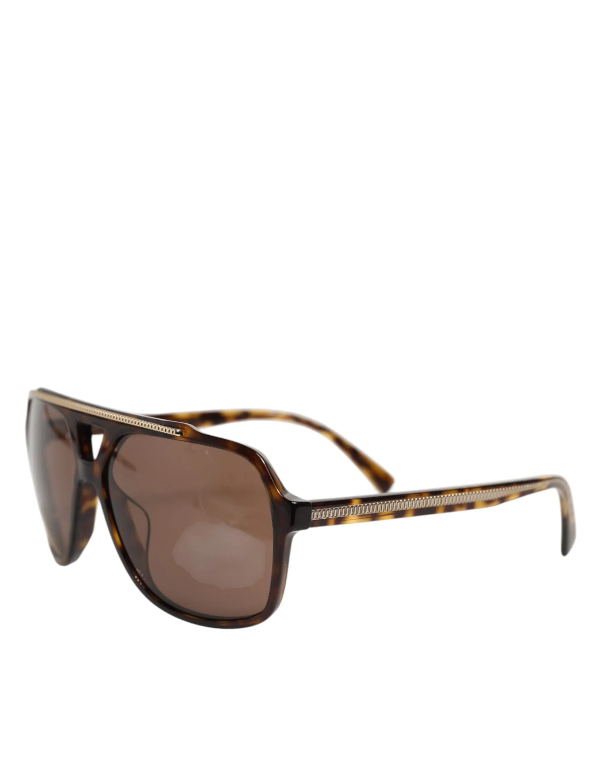 Dolce & Gabbana Dark Brown Tortoise Shell Pilot Frame Sunglasses sold by Siebentaschen product image thumbnail 3