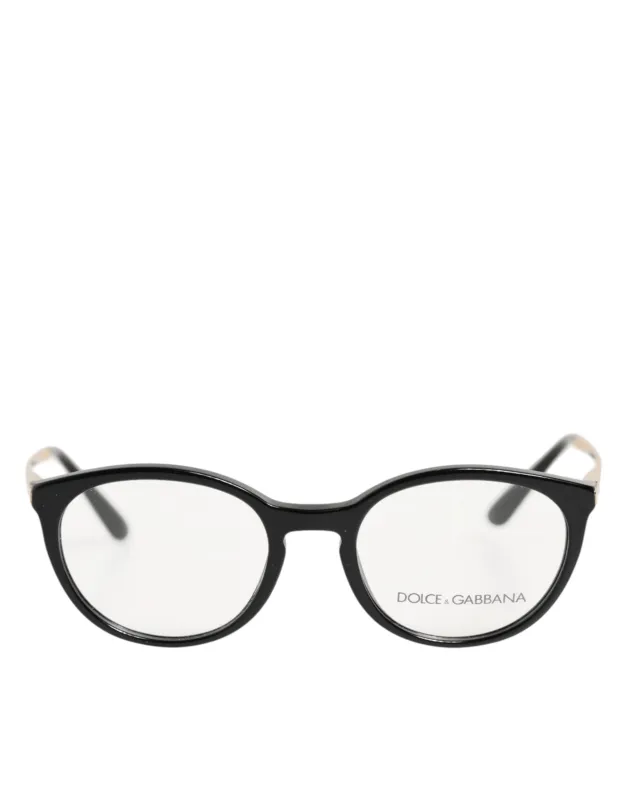 Dolce & Gabbana Black Acetate Cat Eye Frame Eyeglass Reading Glass made by Siebentaschen