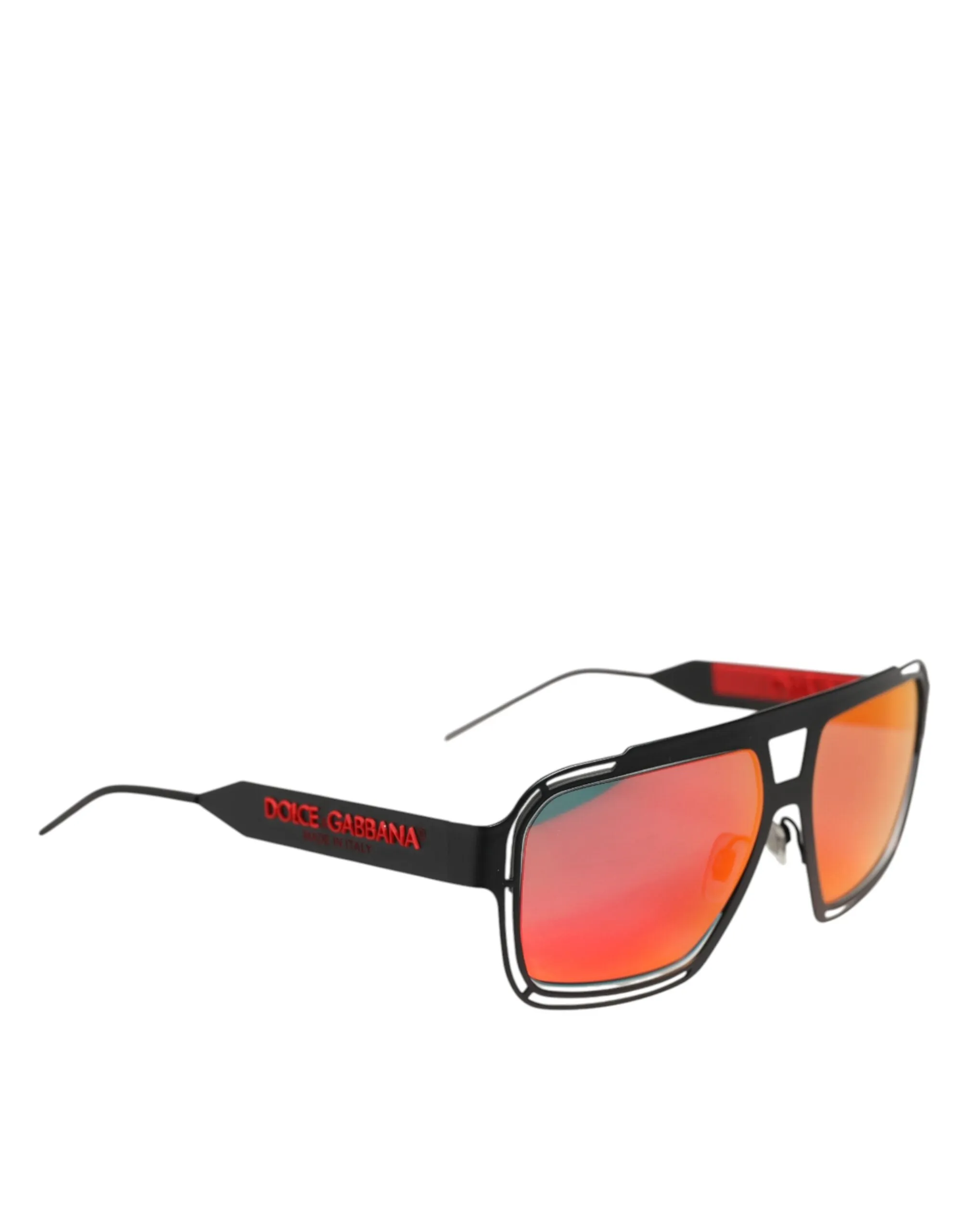 Dolce & Gabbana Black Metal Pilot Frame Shades Eyewear Sunglasses sold by Siebentaschen product image thumbnail 3