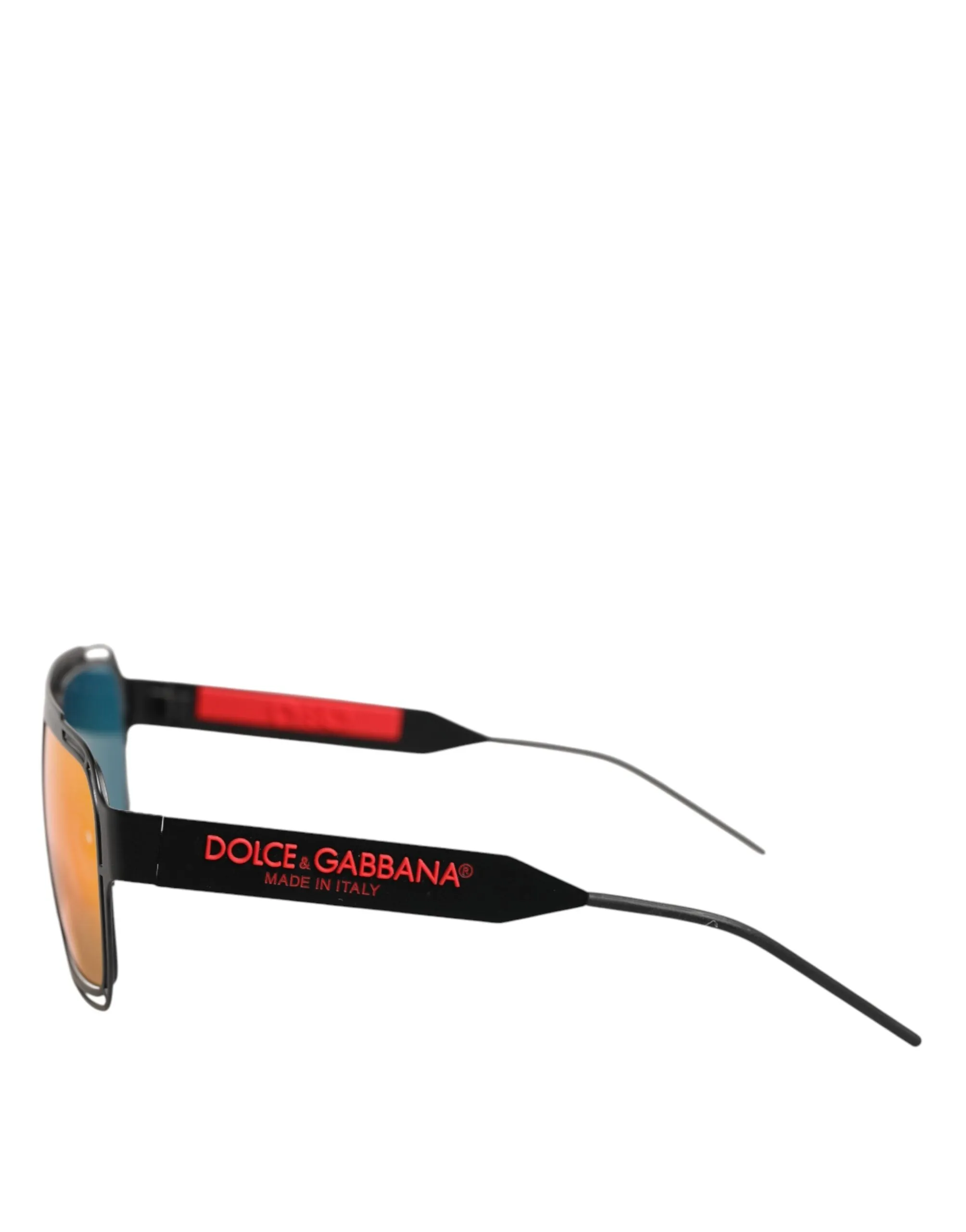 Dolce & Gabbana Black Metal Pilot Frame Shades Eyewear Sunglasses sold by Siebentaschen product image thumbnail 4